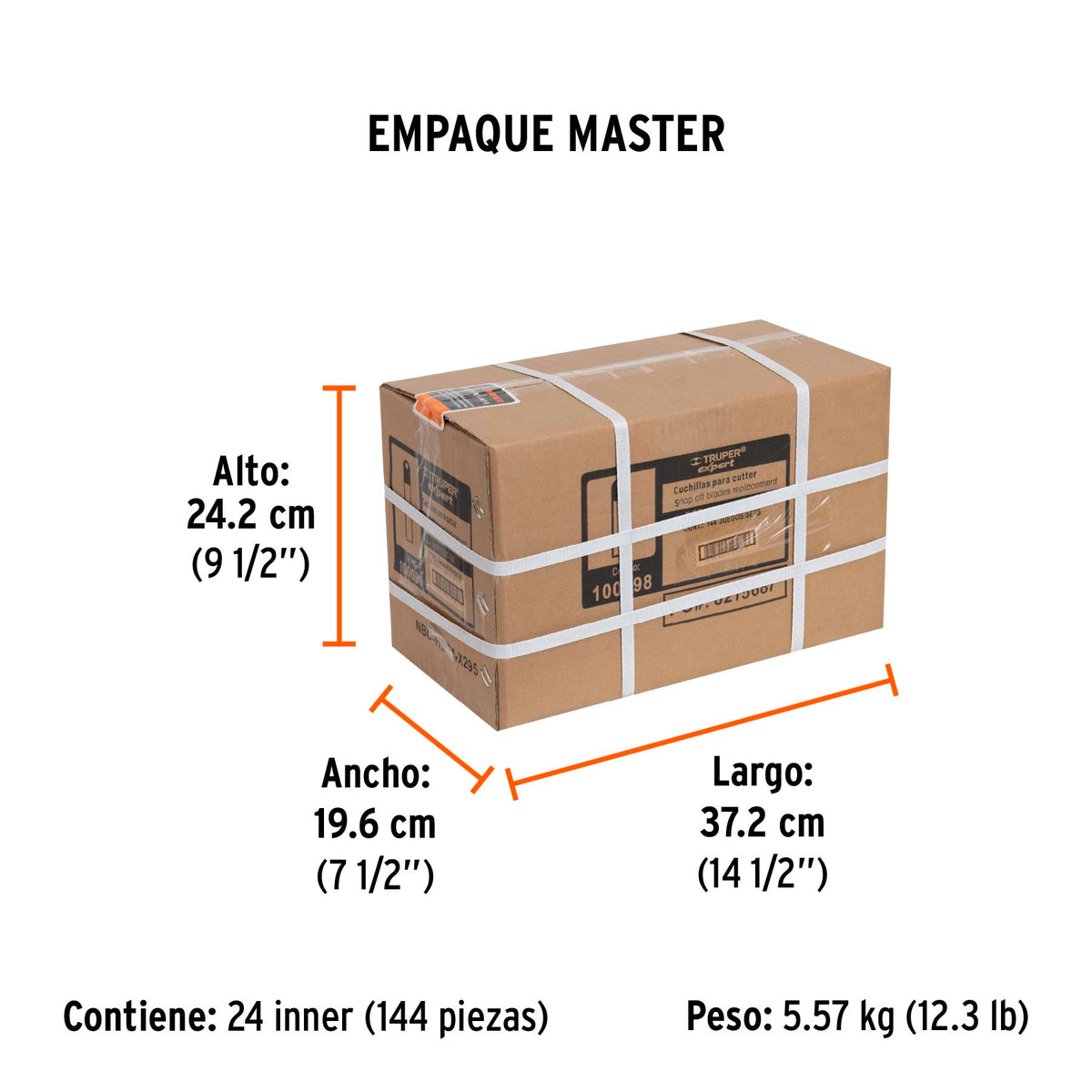 Cuchillas de repuesto para cutter de 9 mm, 10 piezas, Expert