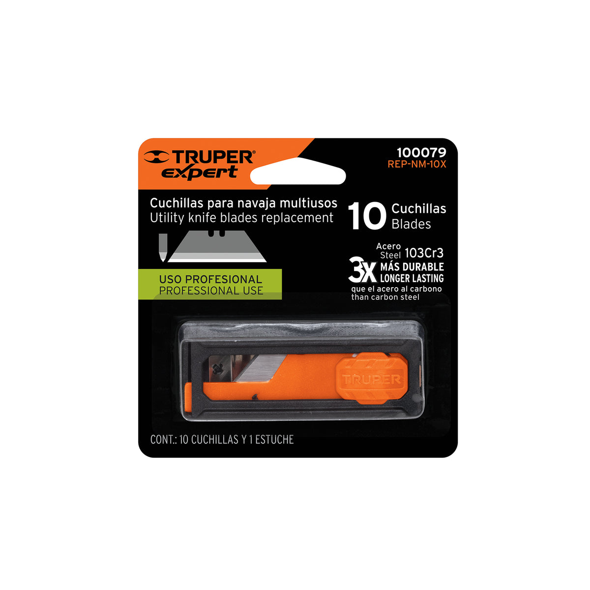 Cuchillas de repuesto para NV-7X y NM-6, 10 piezas, Expert