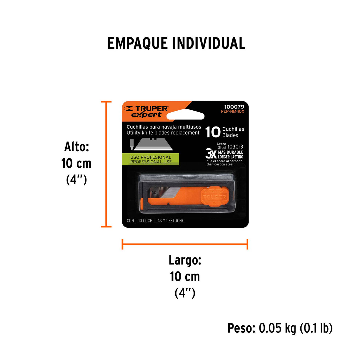 Dispensador con 10 cuchillas para NV-7X y NM-6, EXPERT