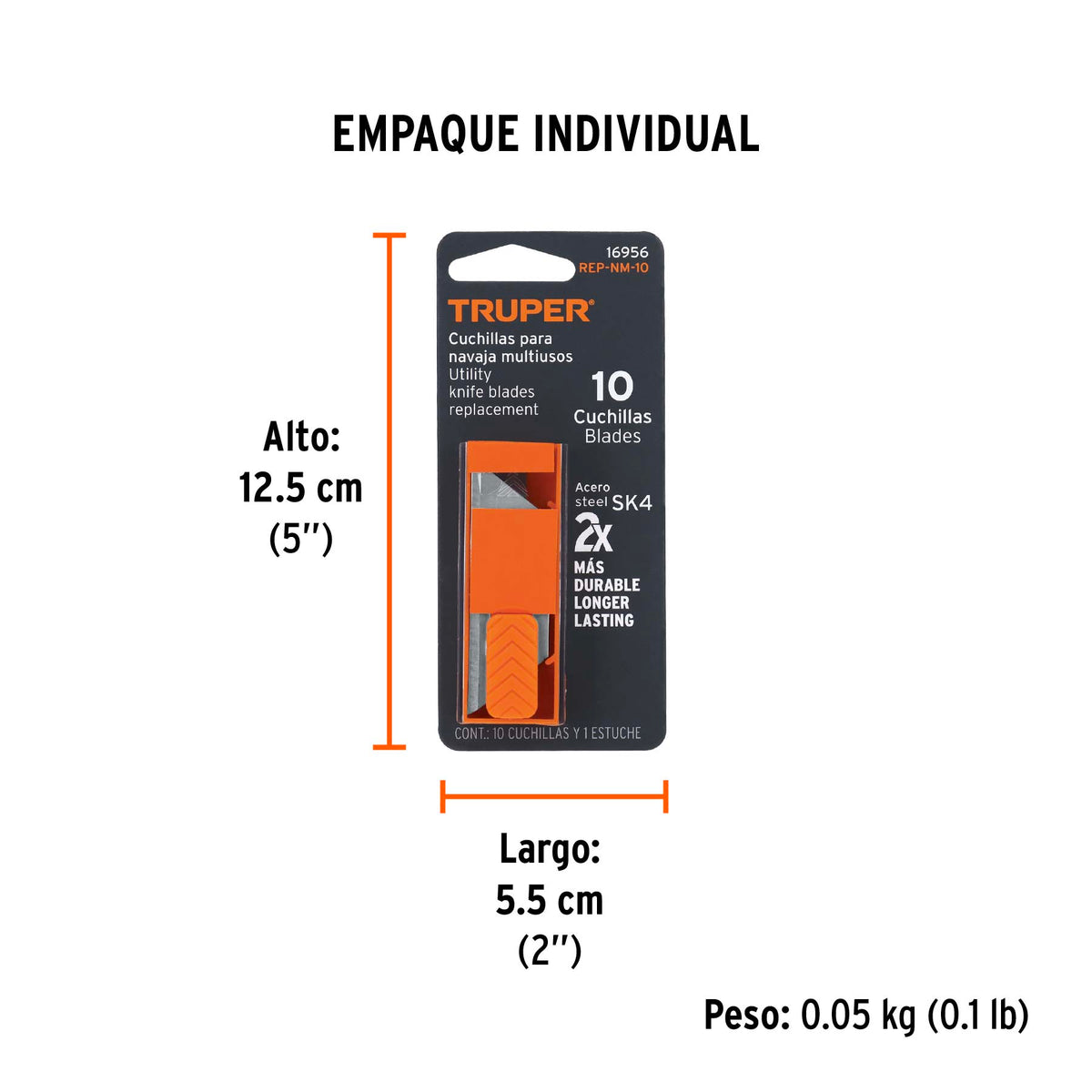Dispensador con 10 cuchillas para NV-7 y NM-7, TRUPER