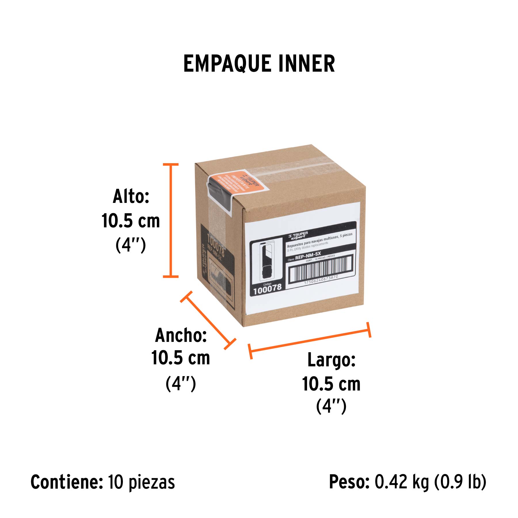Cuchillas de repuesto para NV-7X y NM-6, 5 piezas, Expert