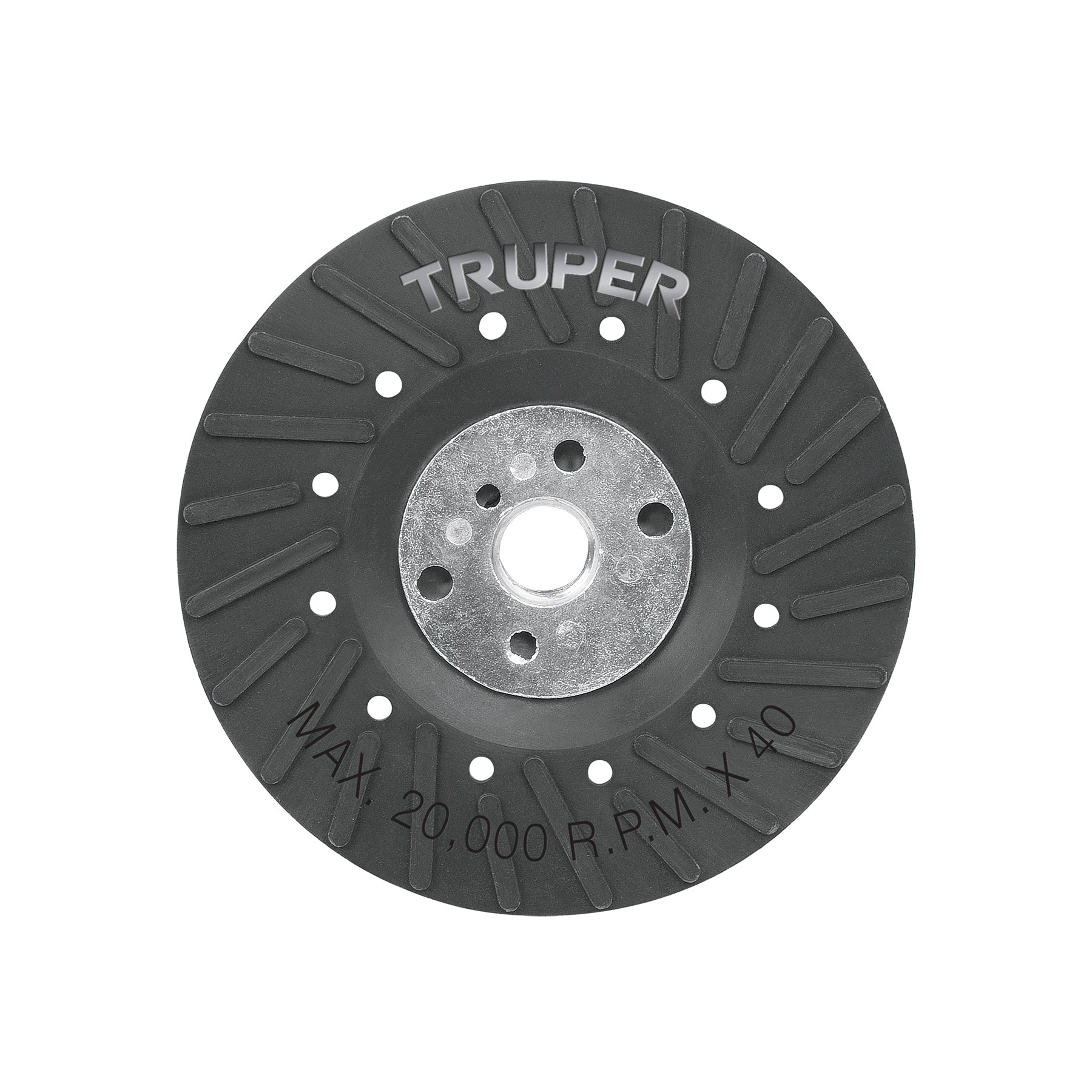 Respaldo disco de lija 4-1/2", rosca standard
