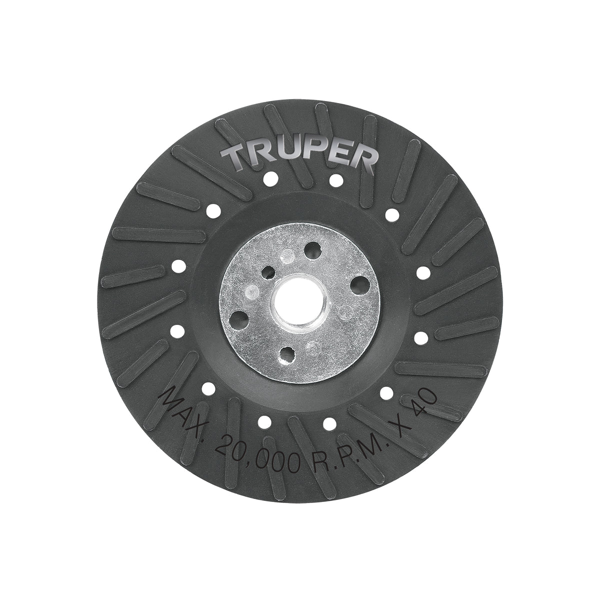 Respaldo disco de lija 4-1/2", rosca standard