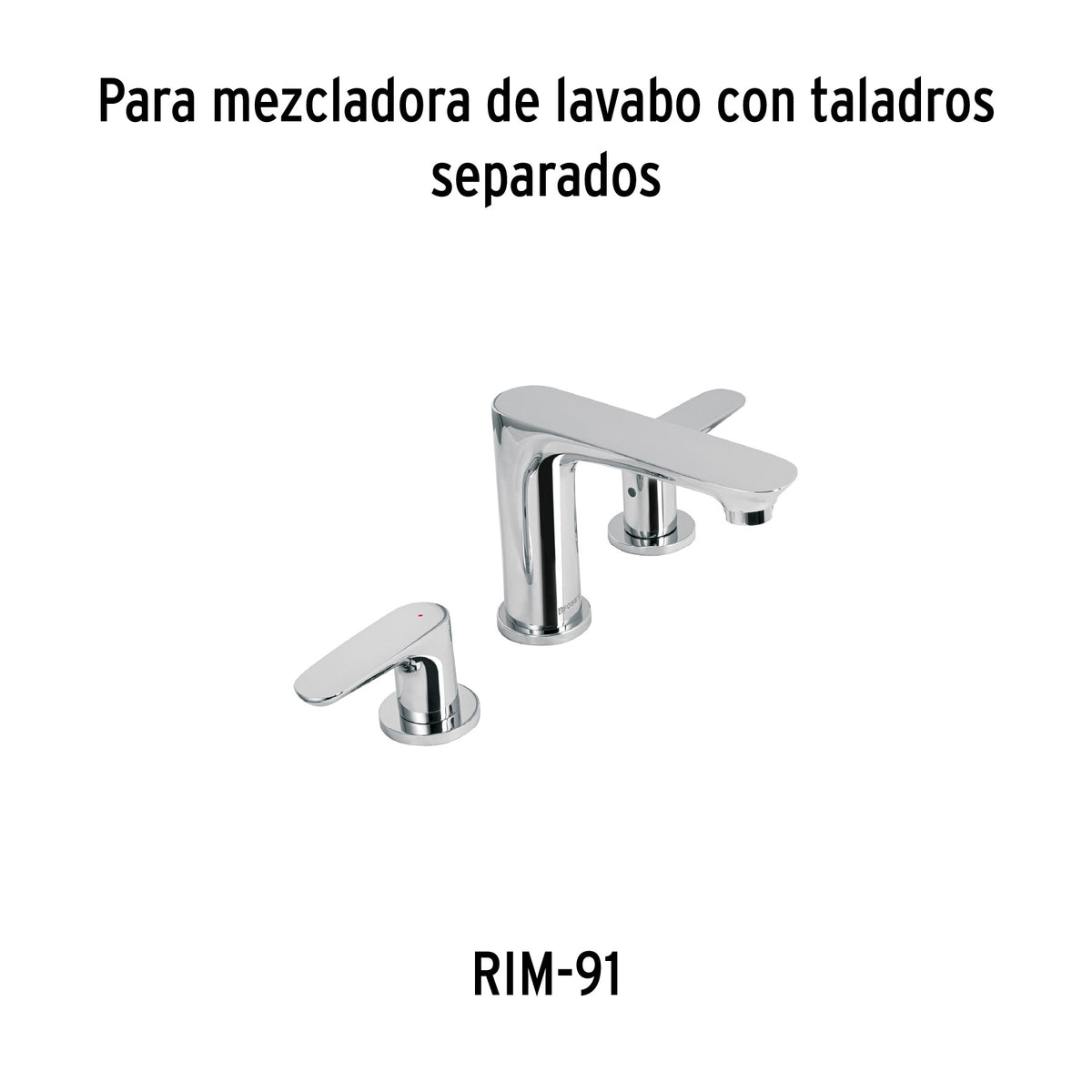 Juego de 2 manerales para lavabo, Riviera