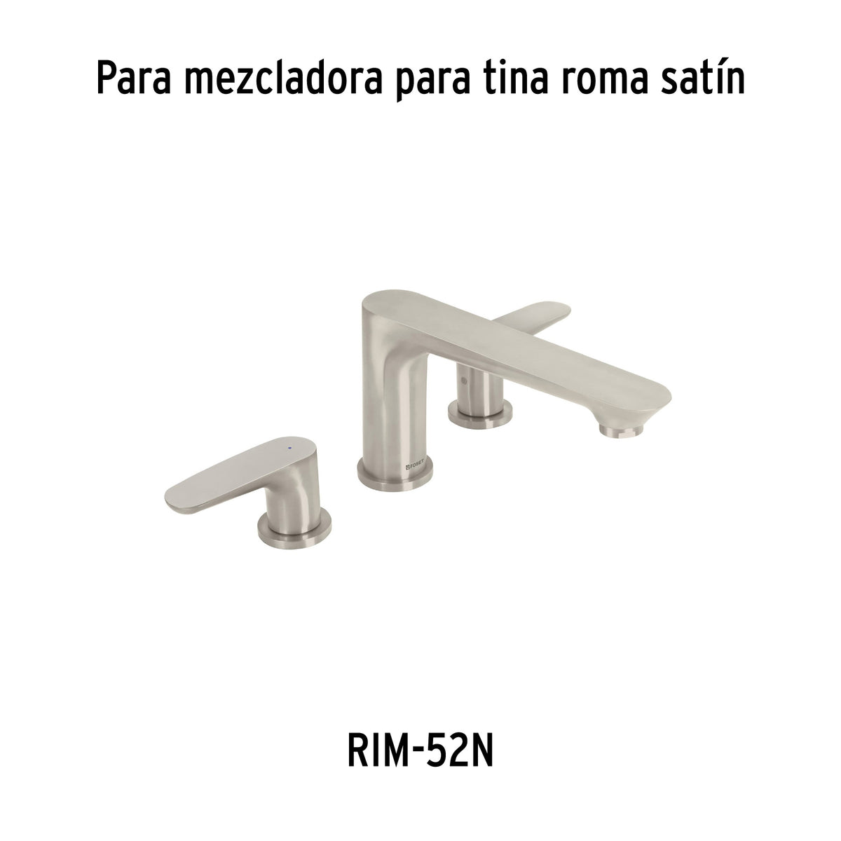 Juego de 2 manerales para tina, satin, Riviera