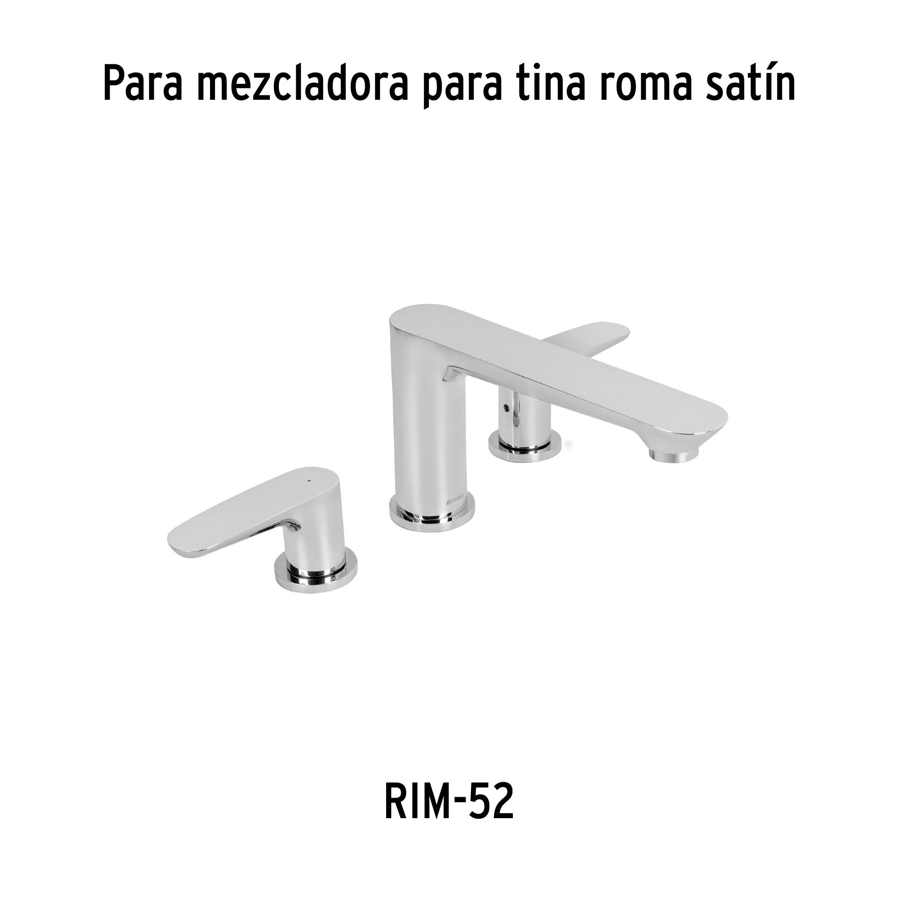 Juego de 2 manerales para tina, Riviera