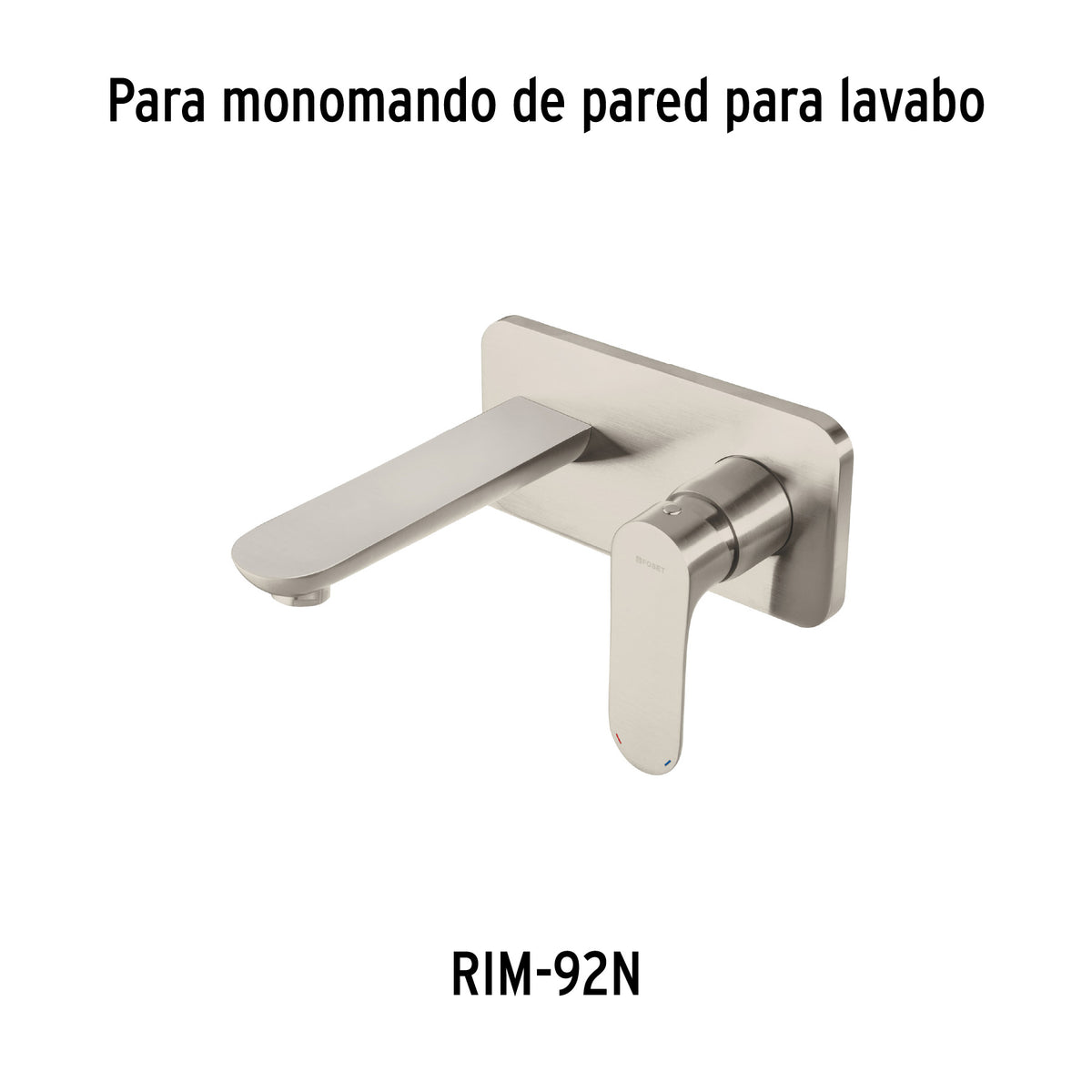 Maneral para monomando, satin, Riviera