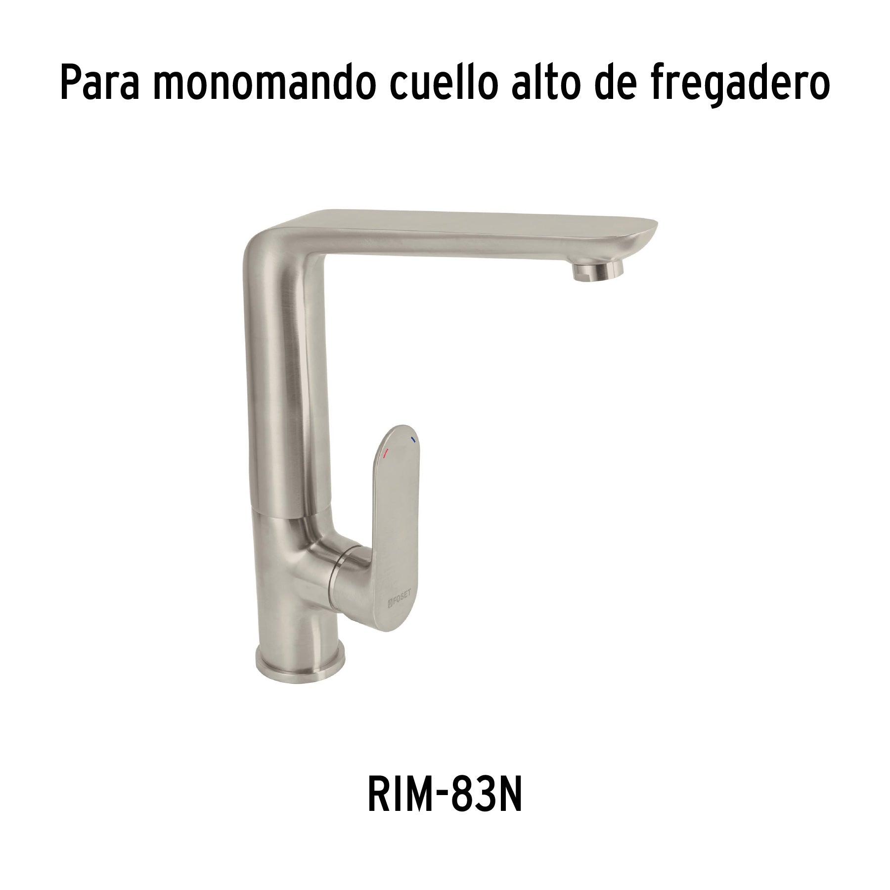 Maneral para monomando, satin, Riviera