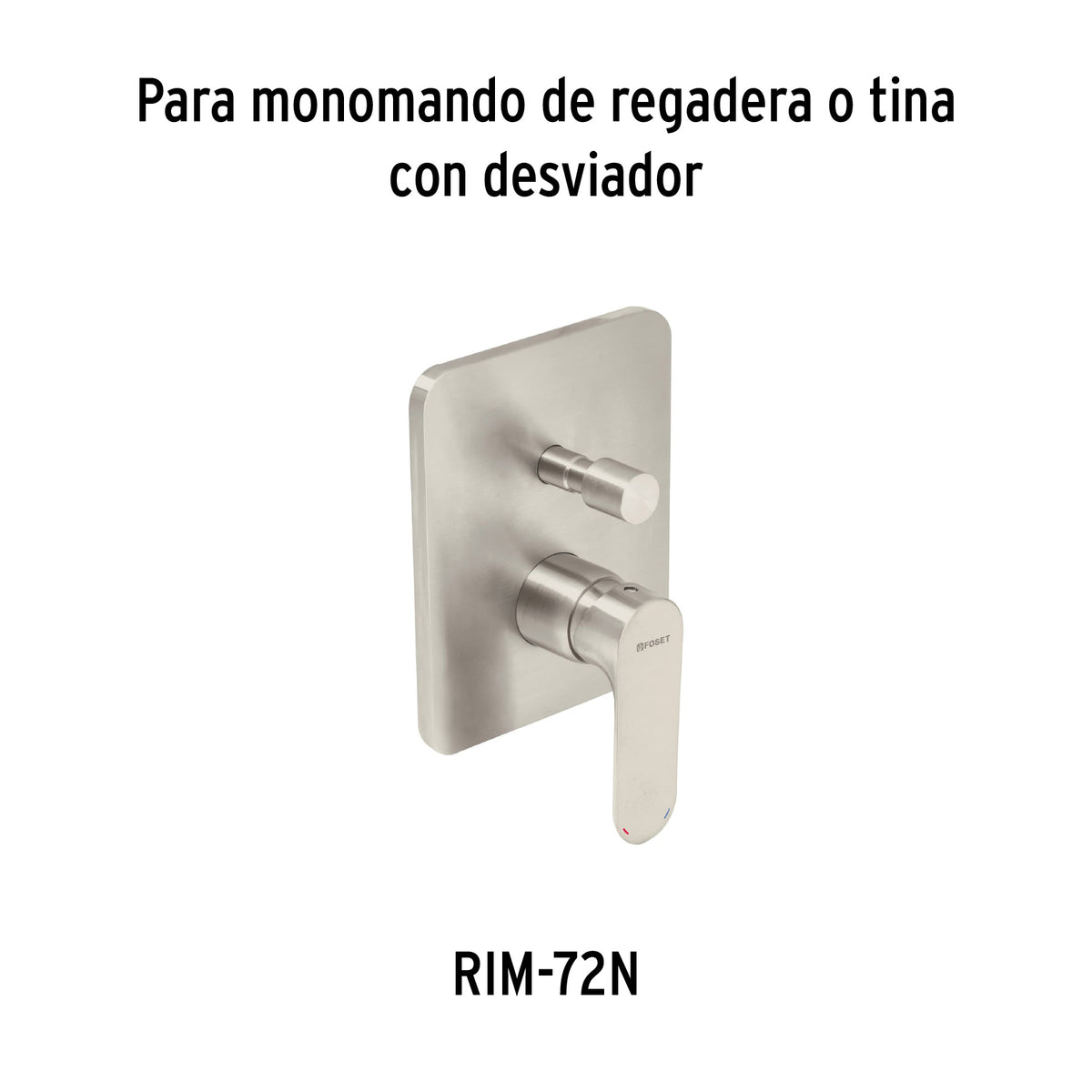 Maneral para monomando, satin, Riviera