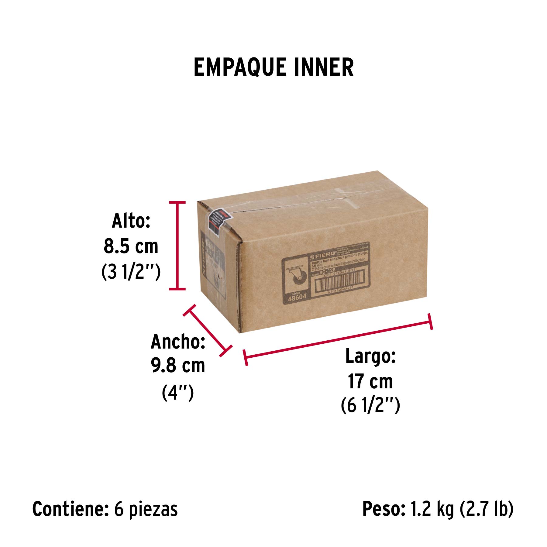 Rodaja hule 2", 22mm con buje