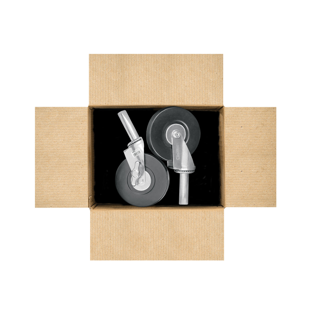 Rodaja hule espiga solida 1" x 6"freno