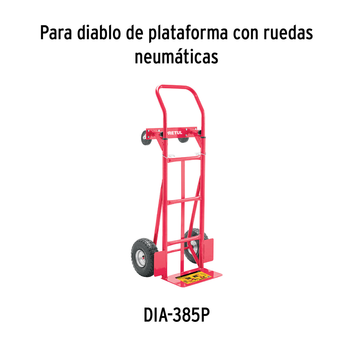 Rodaja de polipropileno 4", placa giratoria para DIA-385P