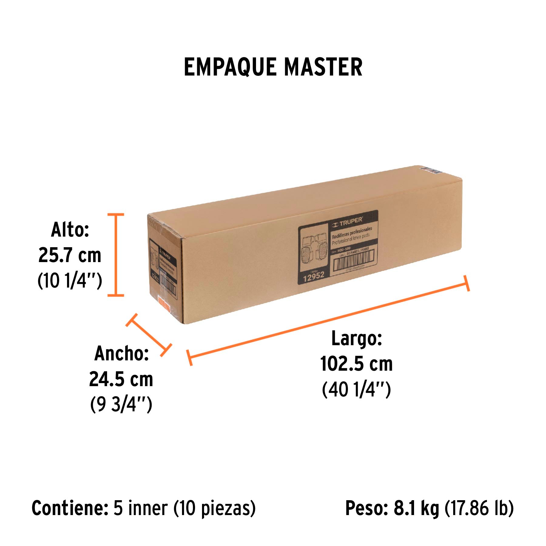 Rodilleras profesionales de pvc