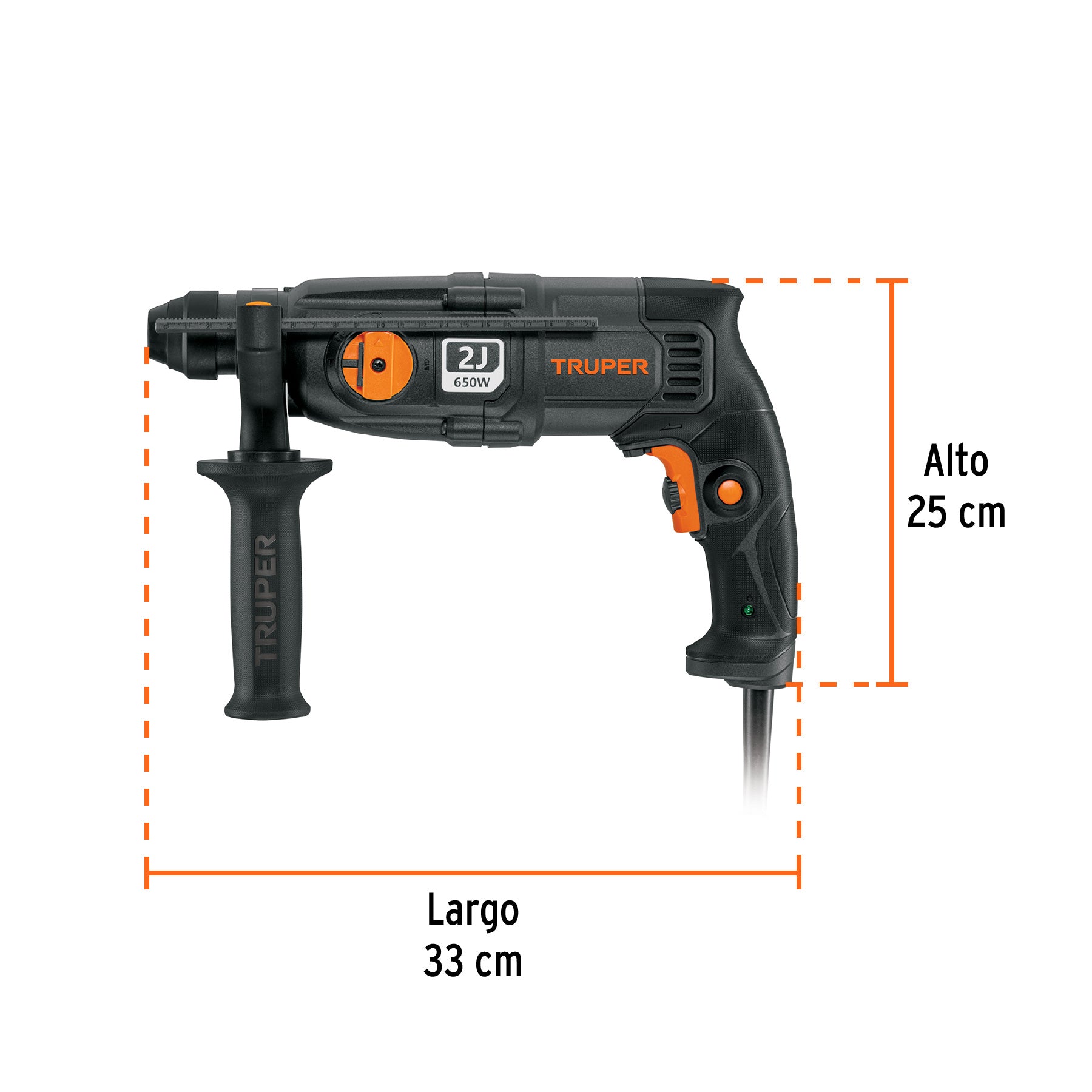 Rotomartillo electroneumático SDS plus 2.0 joules