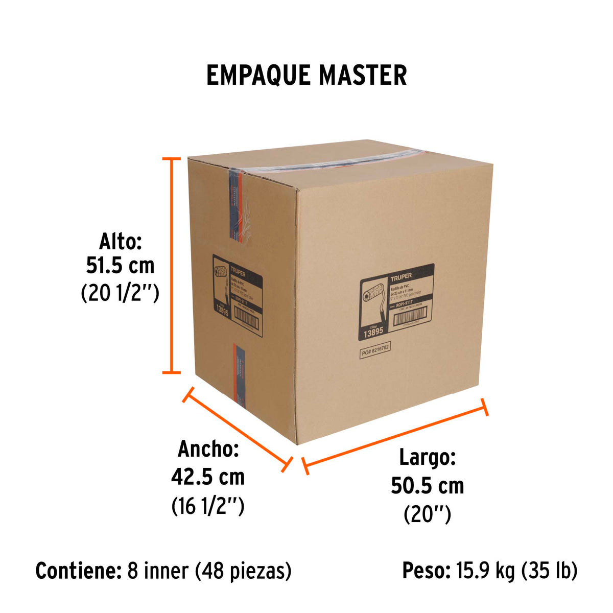 Rodillo para pintar, felpa 9 x 7/16", de PVC