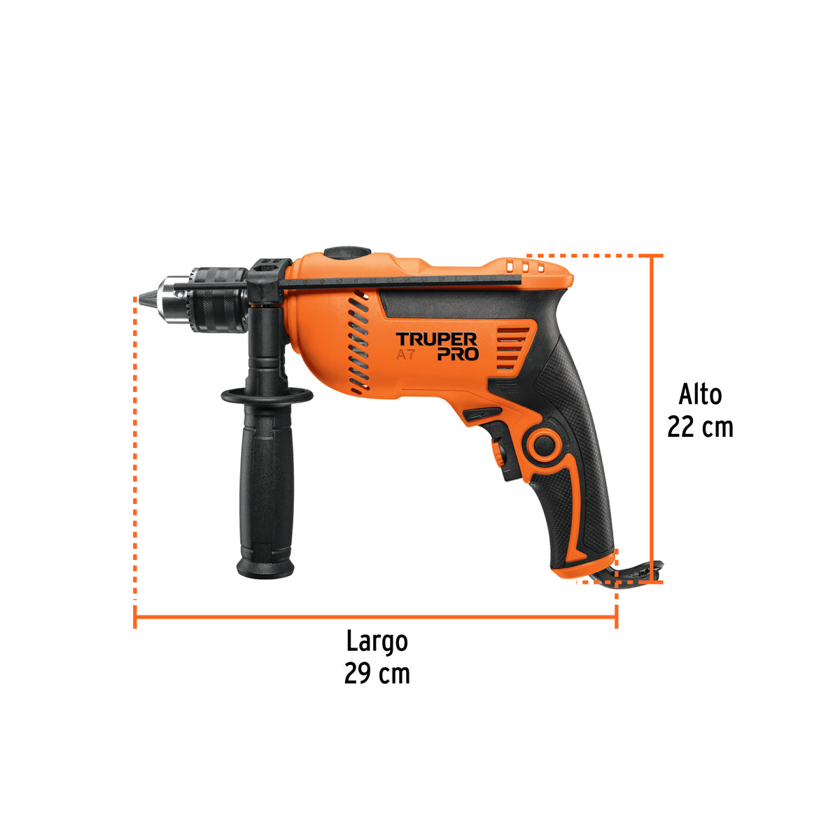 Rotomartillo 1/2", profesional, 650 W