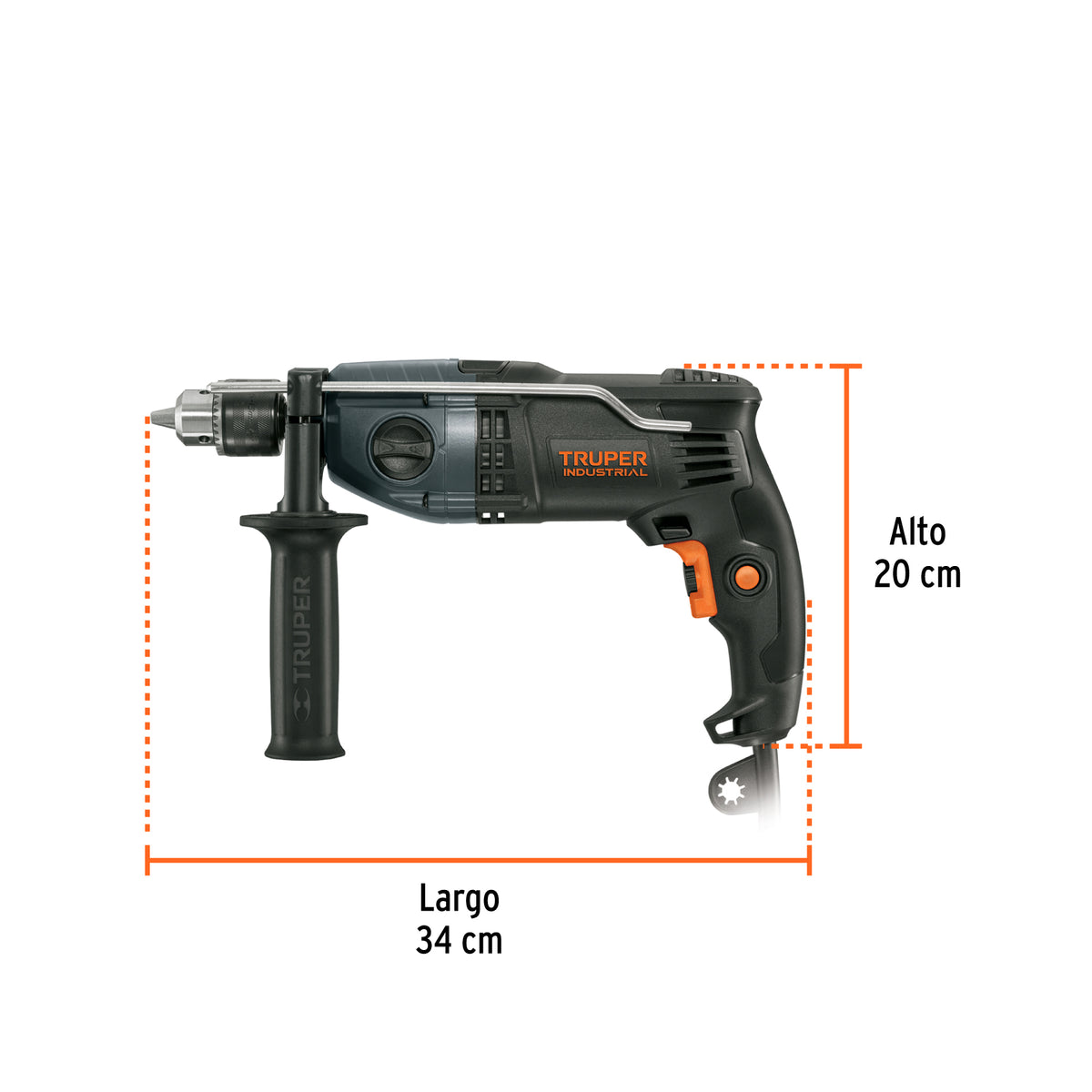 Rotomartillo industrial 1/2" 900 W
