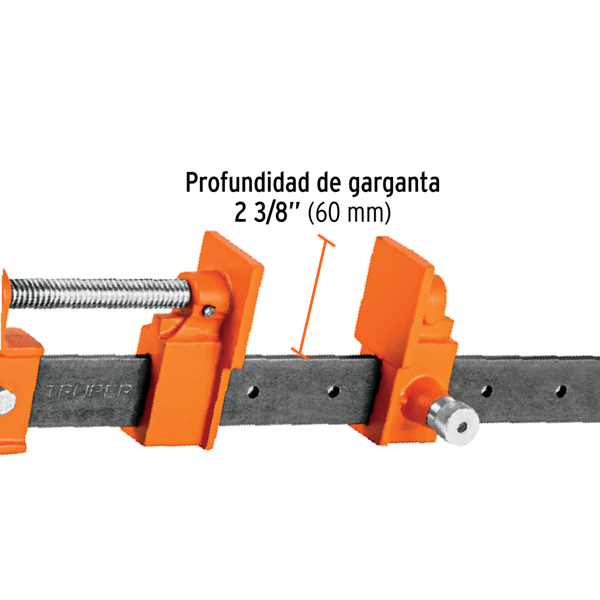 Sargento 180 cm de solera galvanizada