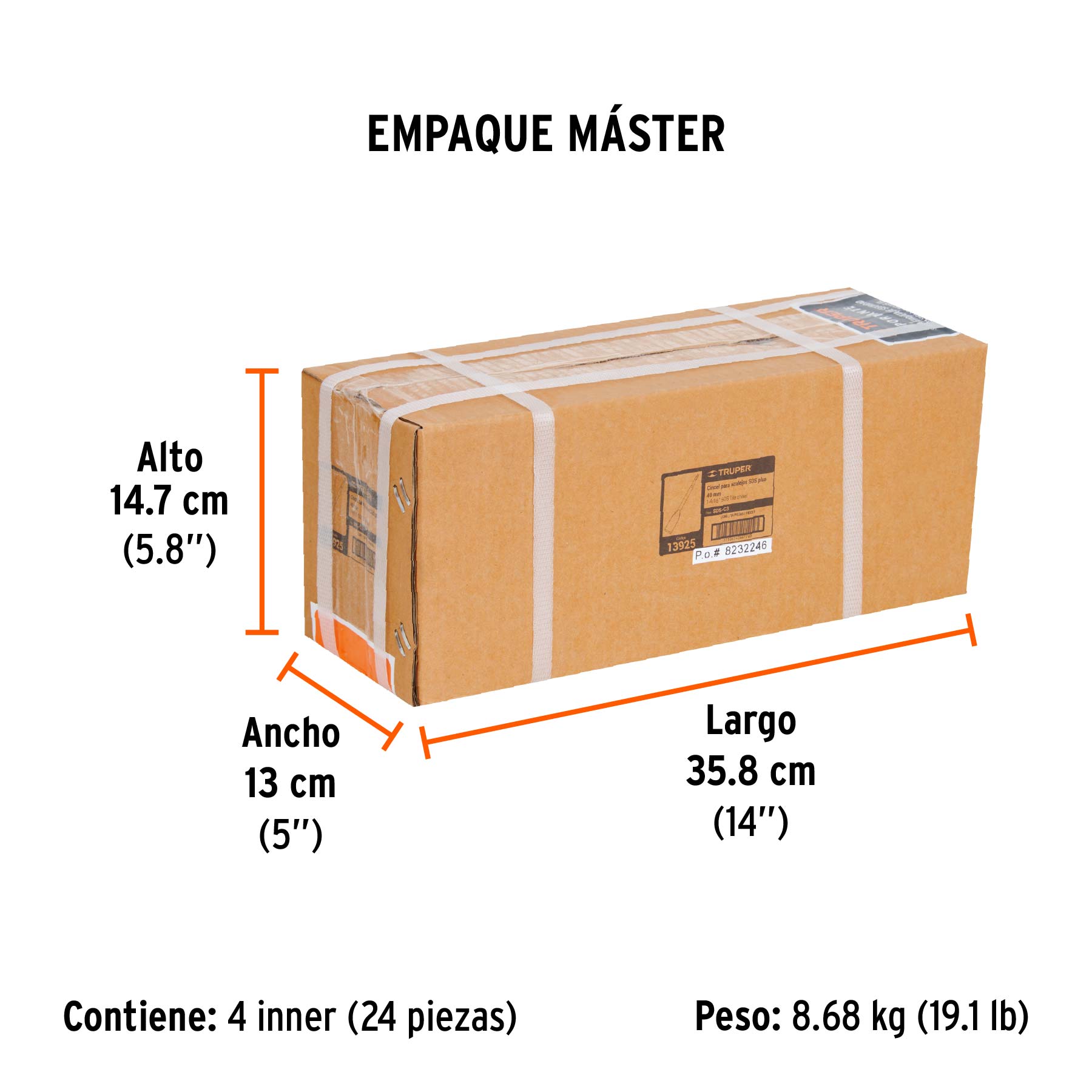Cincel SDS plus para azulejos