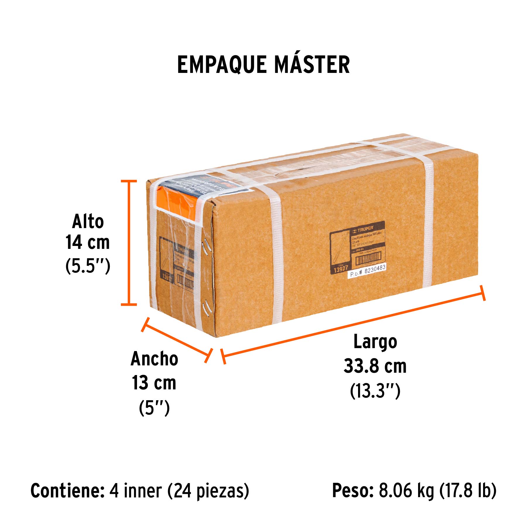 Cincel SDS plus hueco