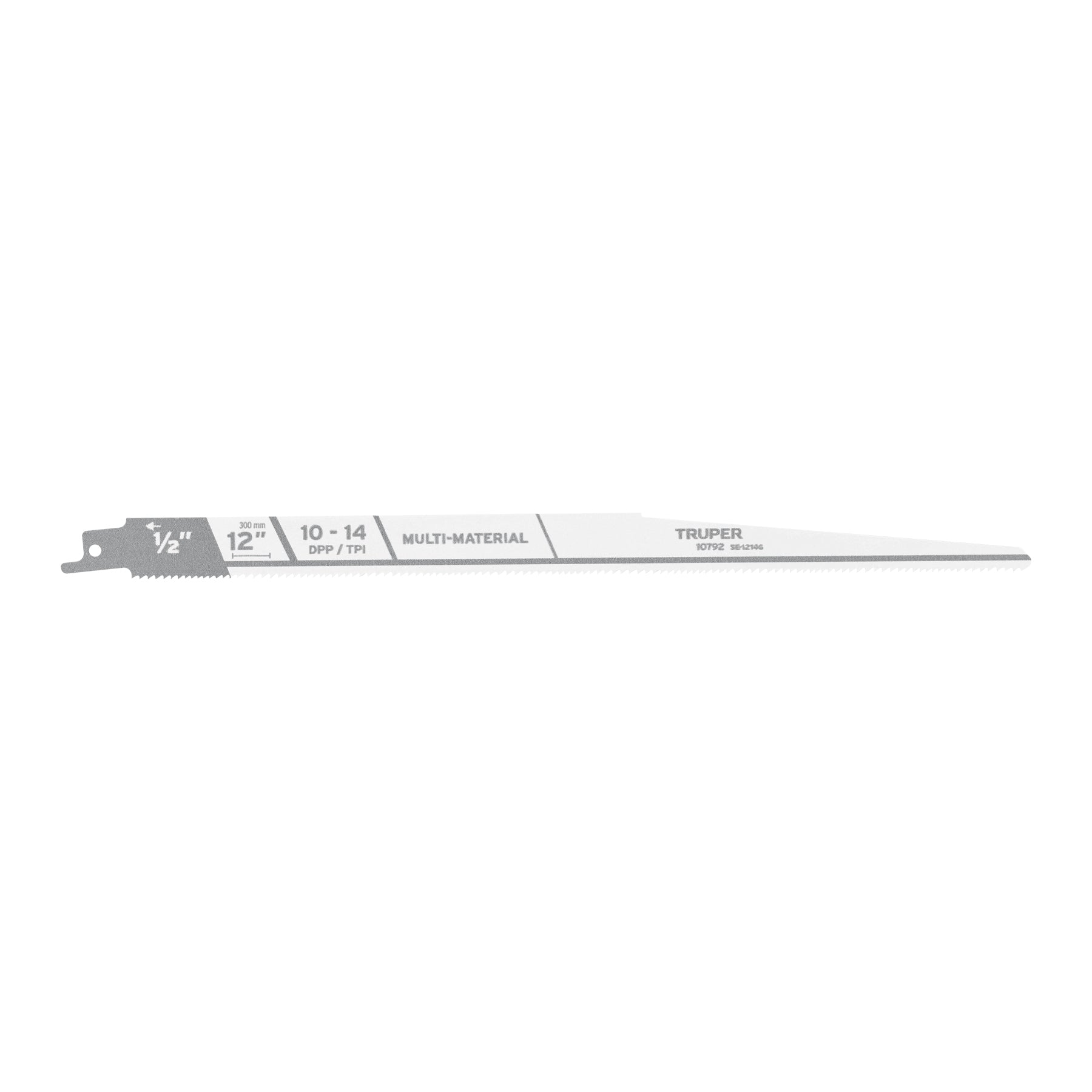 Segueta sierra sable, 12", 10-14 DPP, cónica, usos generales