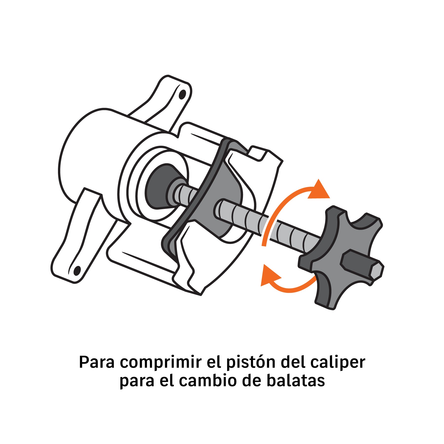 Separador de balatas para frenos de disco, TRUPER