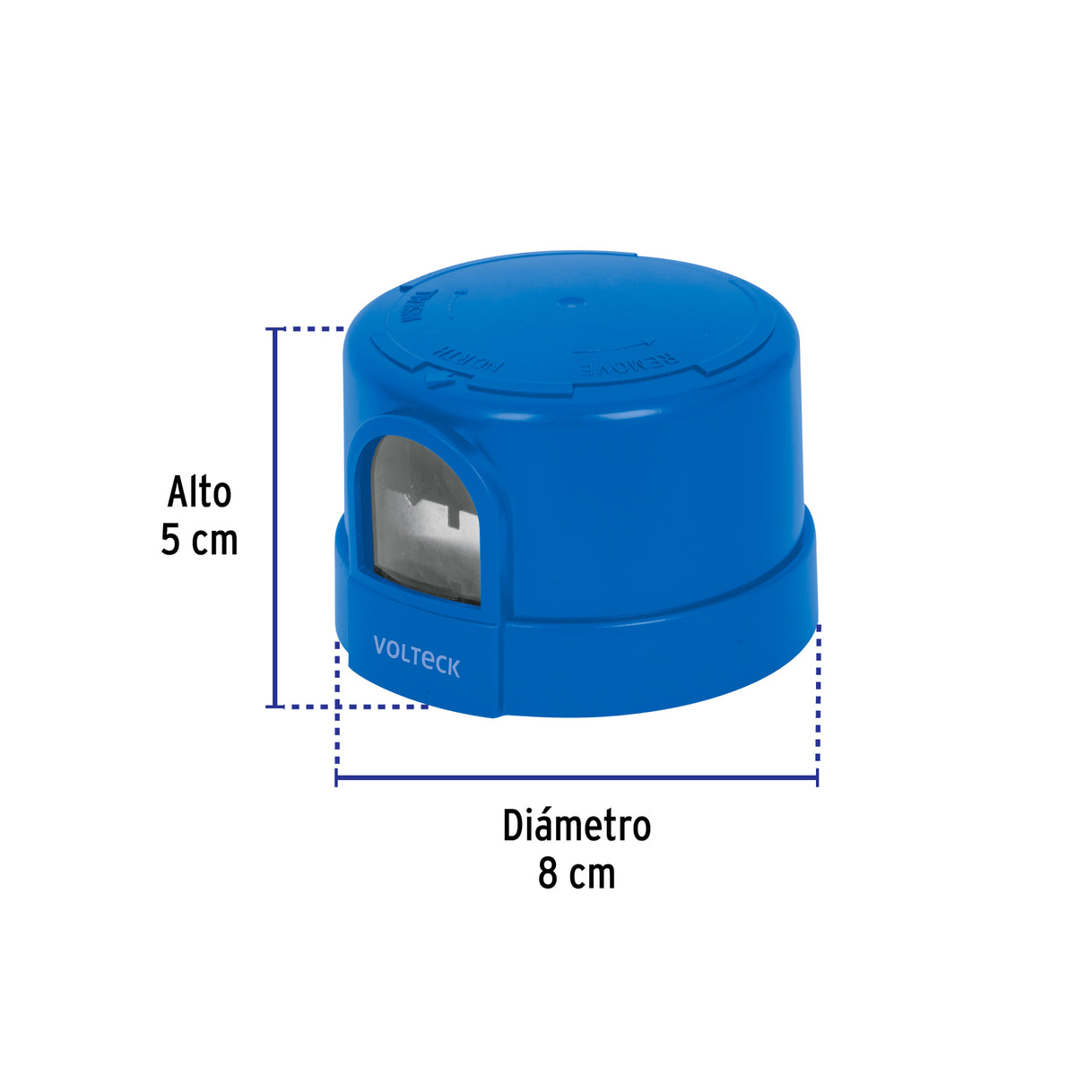 Sensor fotoeléctrico para luminario suburbano