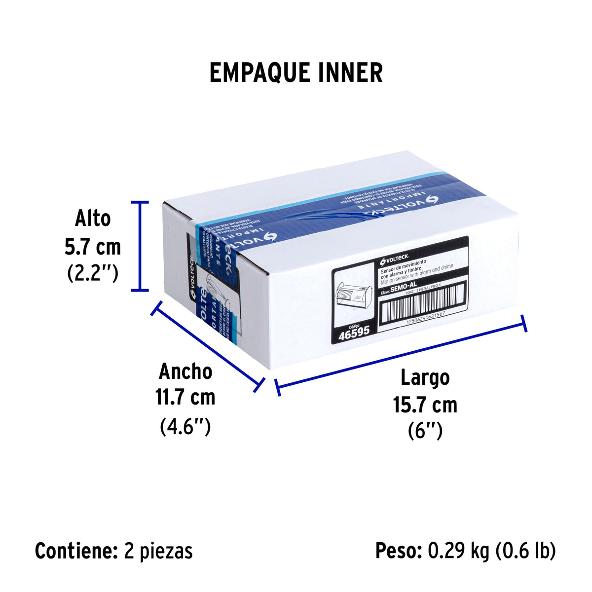 Sensor de movimiento con alarma y timbre