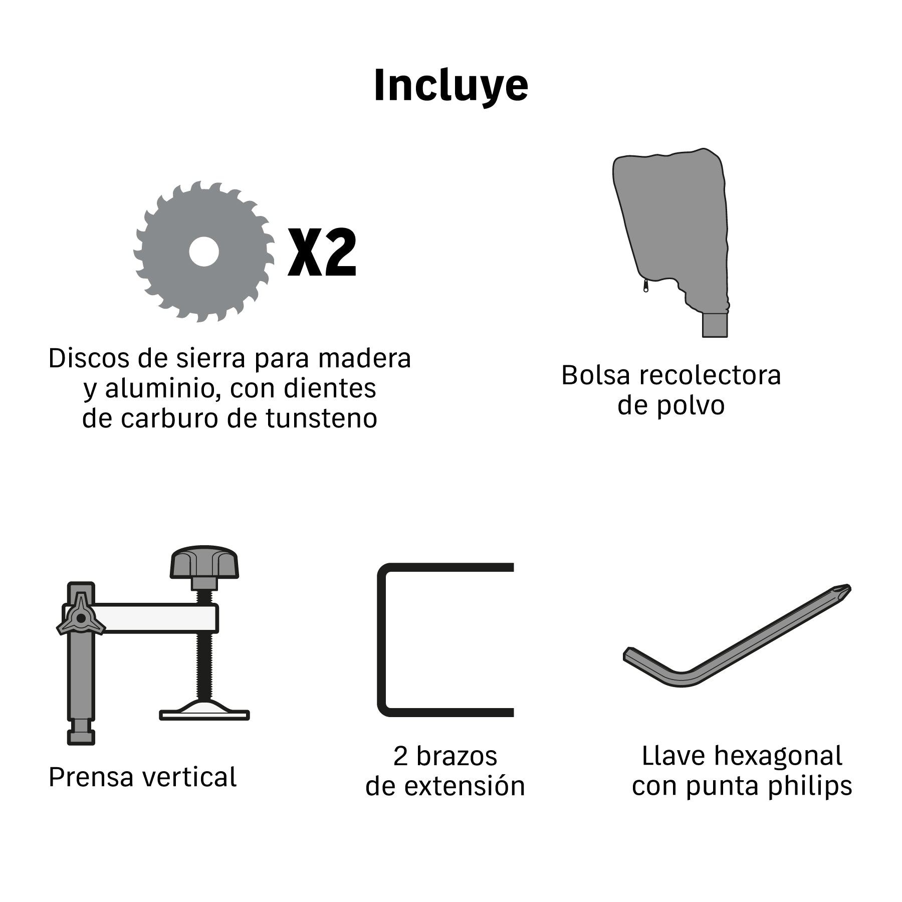 Sierra de inglete 10', 1800 W compuesta, Truper