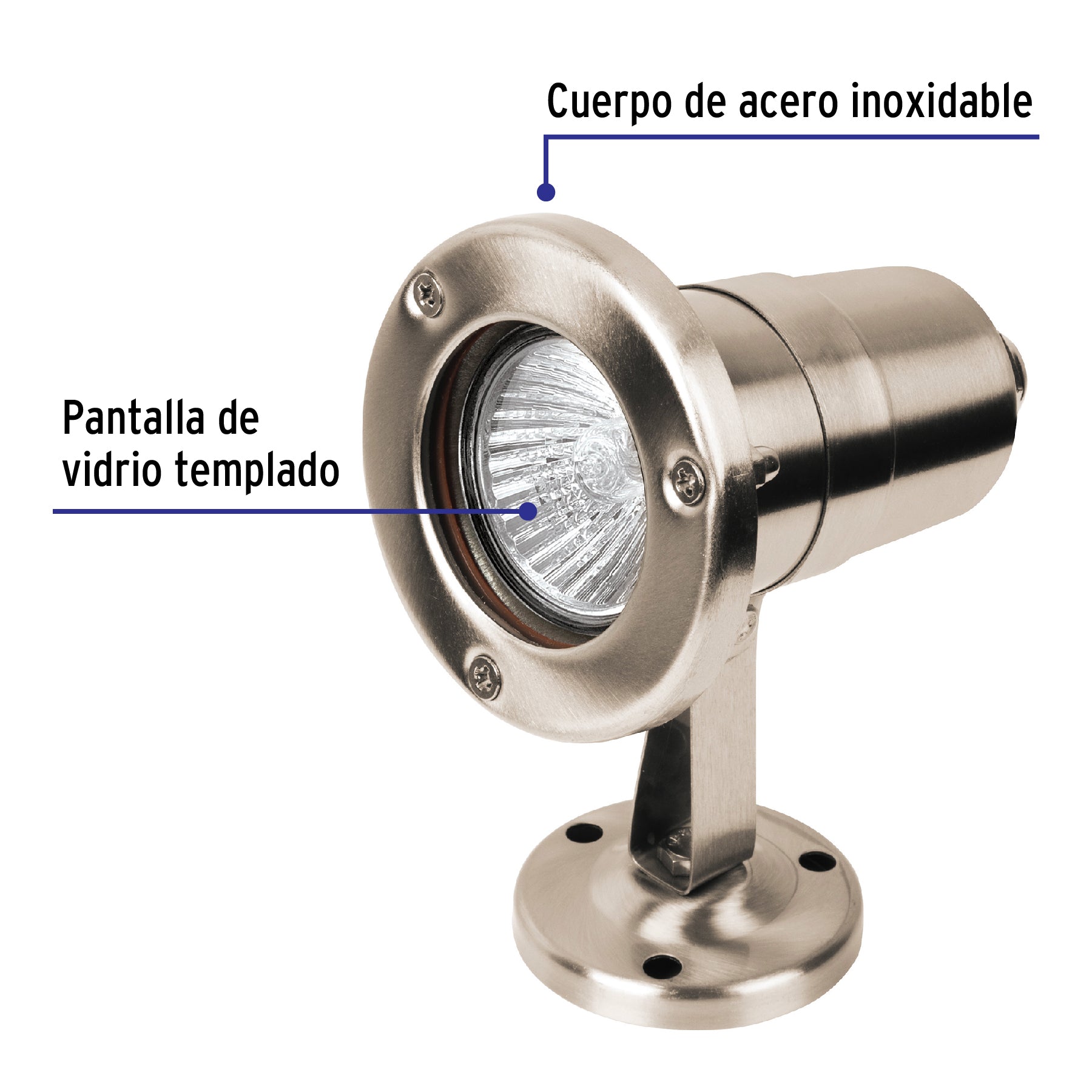 Sobrepuesto exterior, cilíndrico, spot, 1xMR16GU5.3