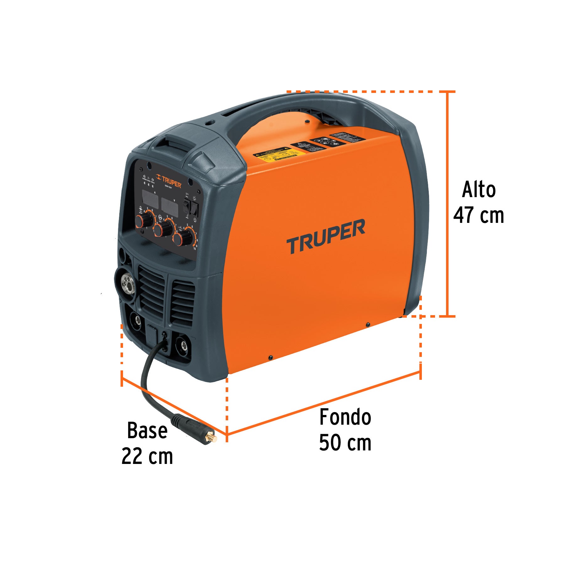 Soldadora para microalambre y electrodo, 130 Amps