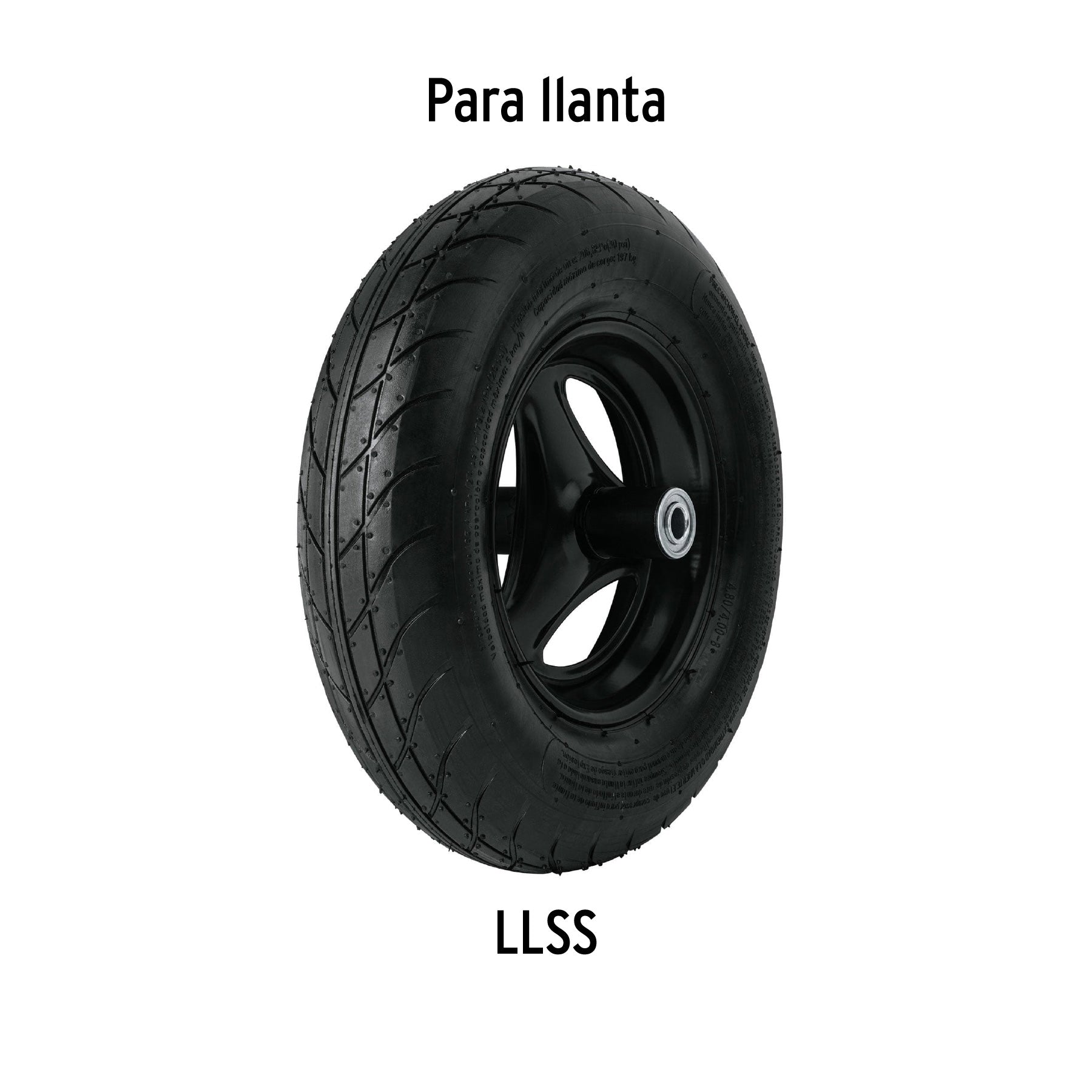Llanta ligera, 16" para carretilla