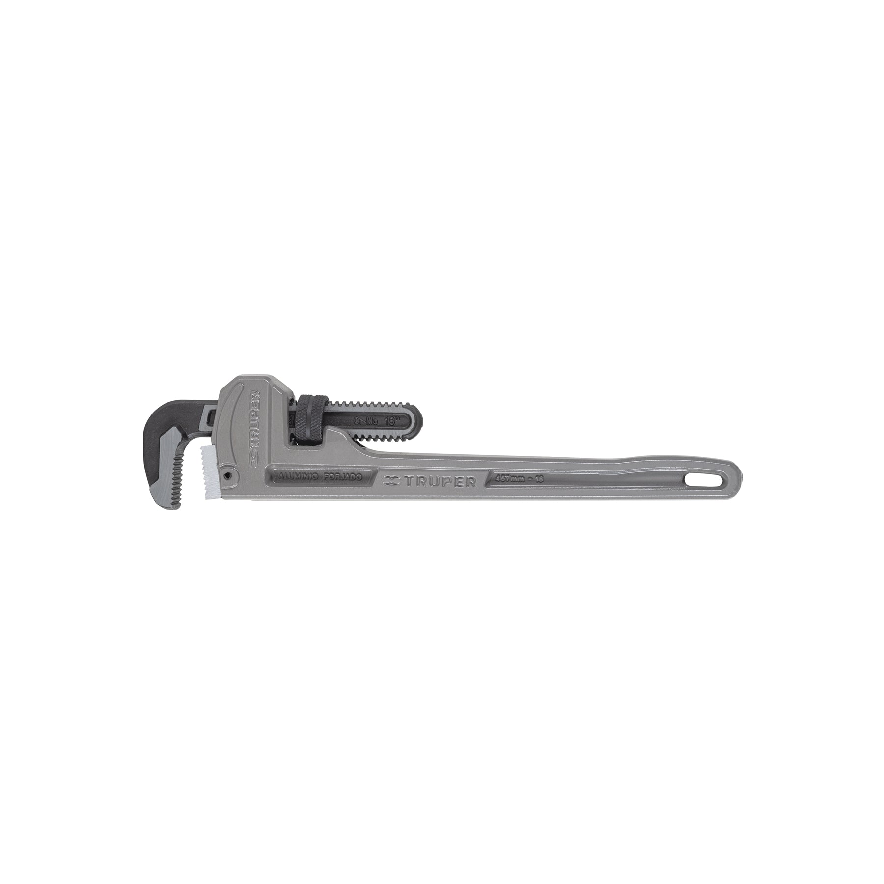 Llave para tubo, stilson, de aluminio, 18"