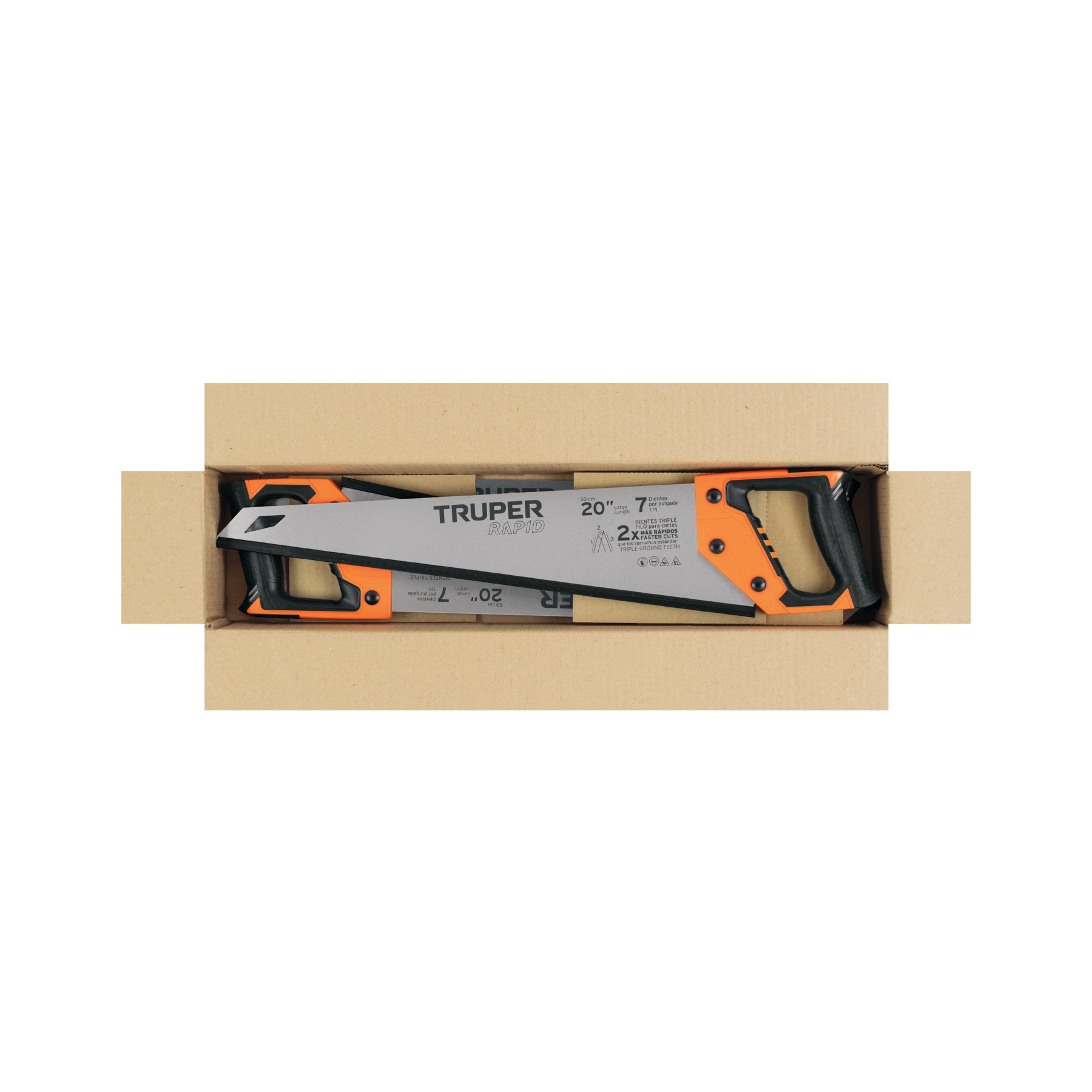 Serrucho Rapid 20', mango Comfort grip