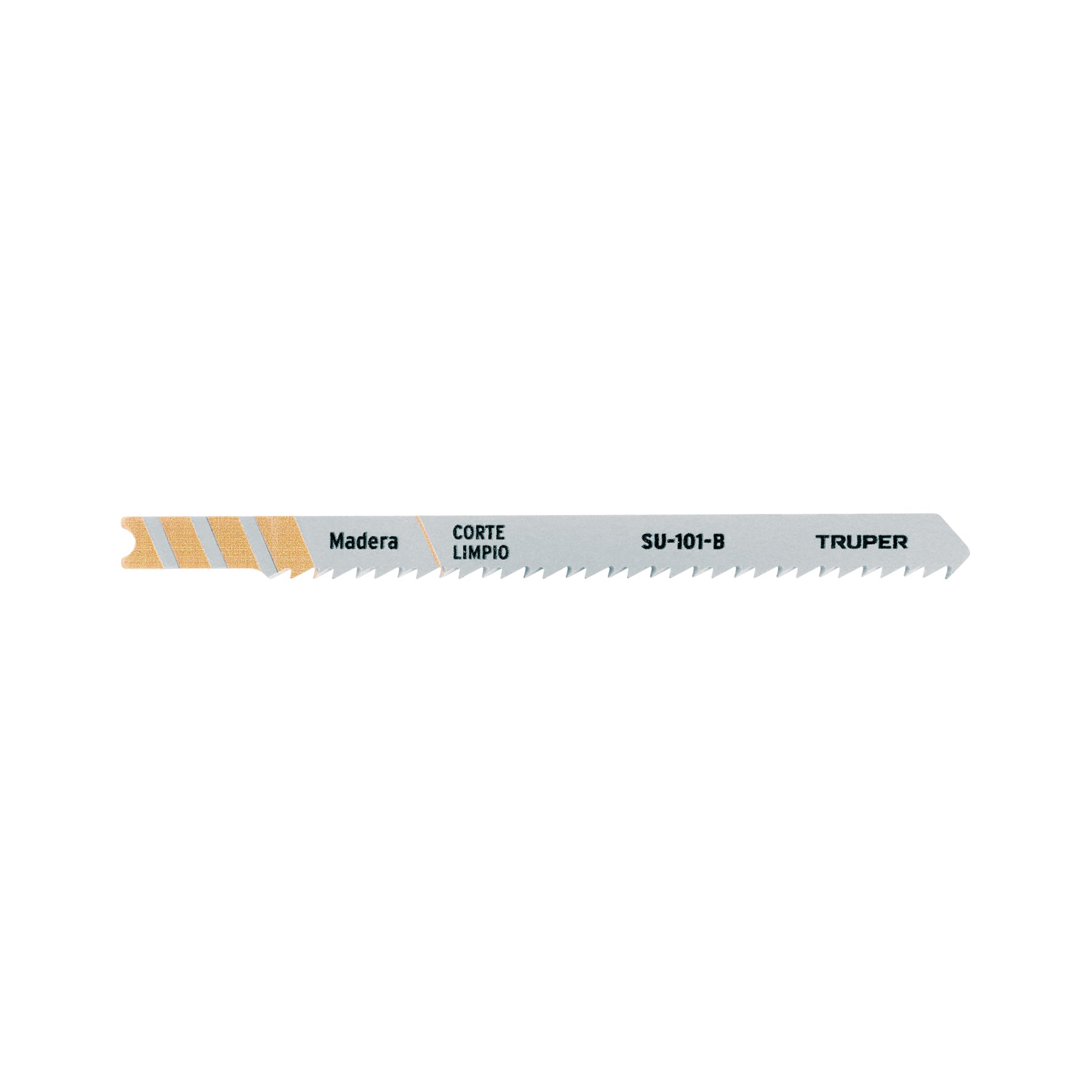 Segueta caladora,cortes rectos madera,zanco u,10dpp,5 pzas