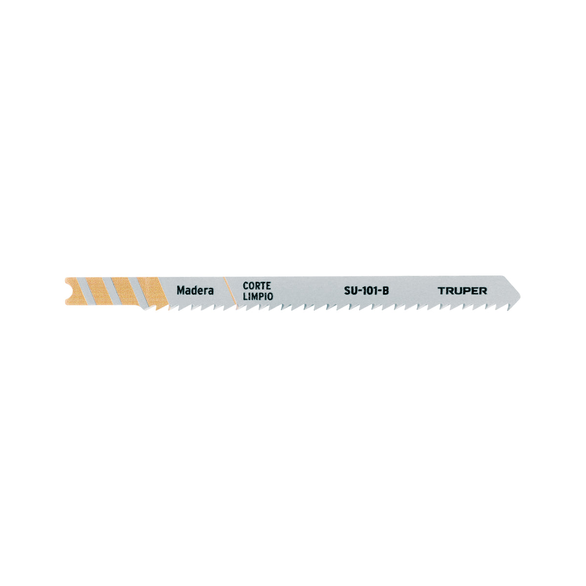 Segueta caladora,cortes rectos madera,zanco u,10dpp,5 pzas
