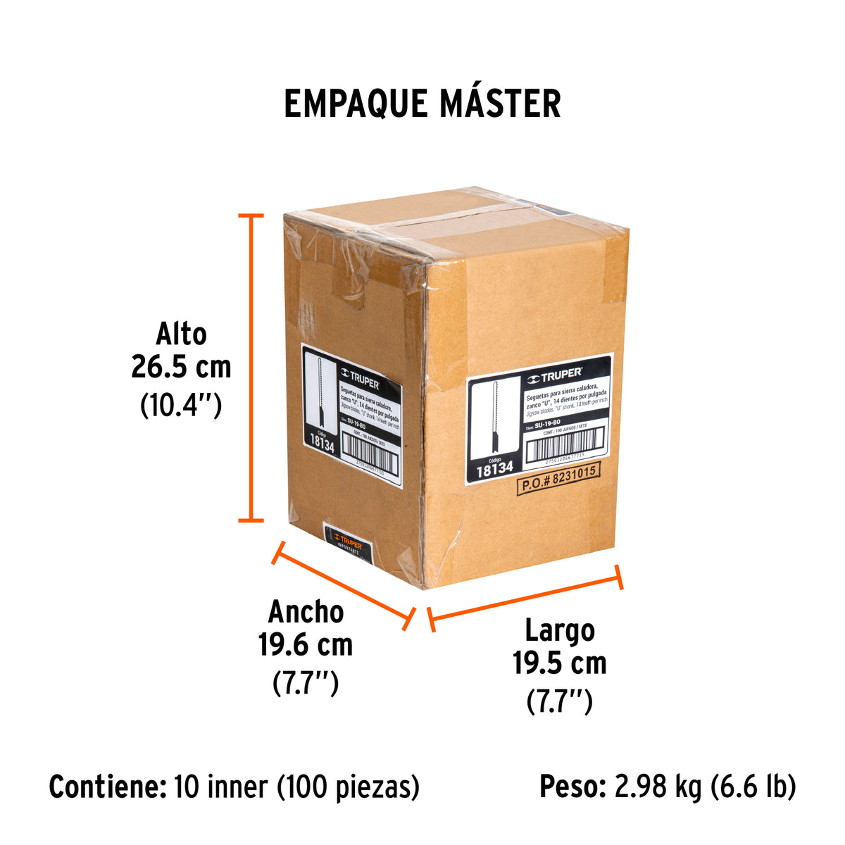 Segueta caladora,cortes curvos madera,zanco u,14dpp,5 pzas
