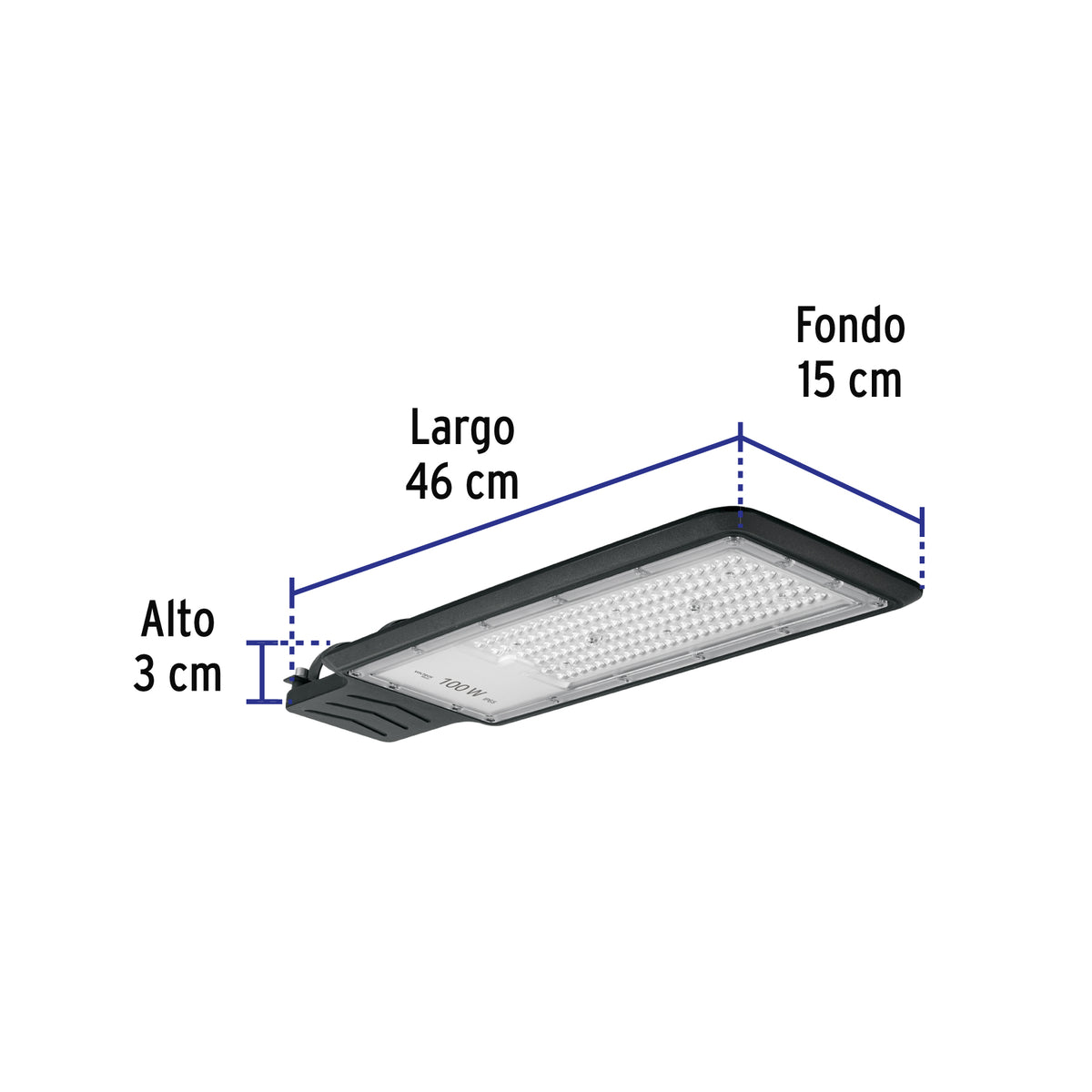 Luminario suburbano de LED 100 W, VOLTECK BASIC