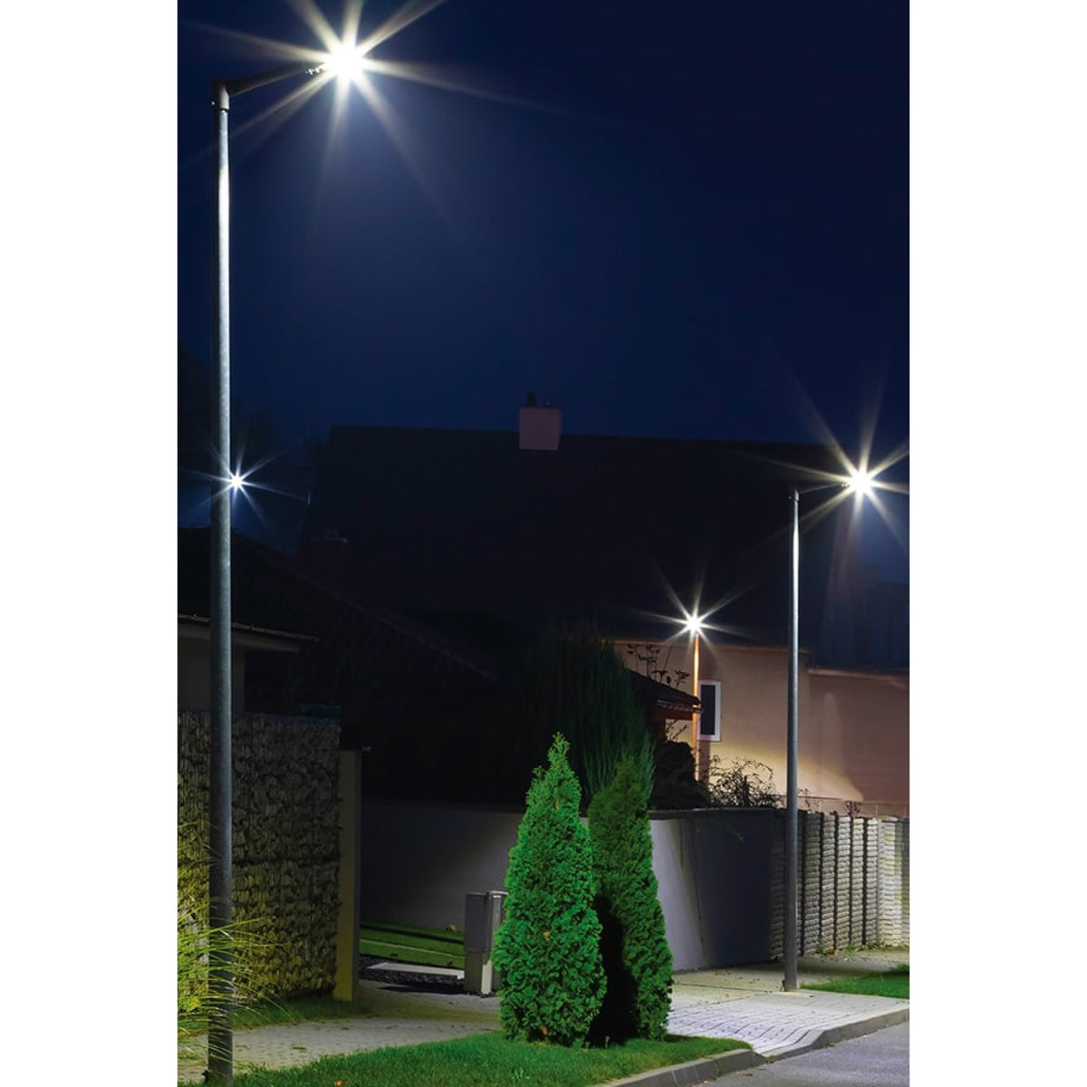Suburbano ABS con fotocelda, 45W, 6500K, Fluorescente