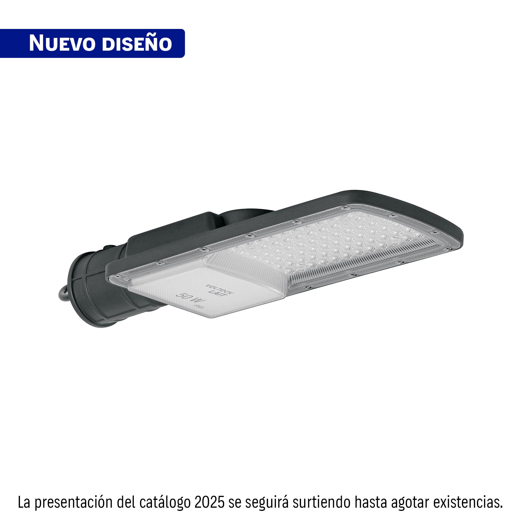 Luminario suburbano de LED, plano, de aluminio, 50 W