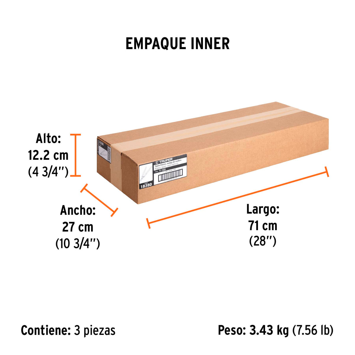 Tijeras para ramas 21", mango de madera