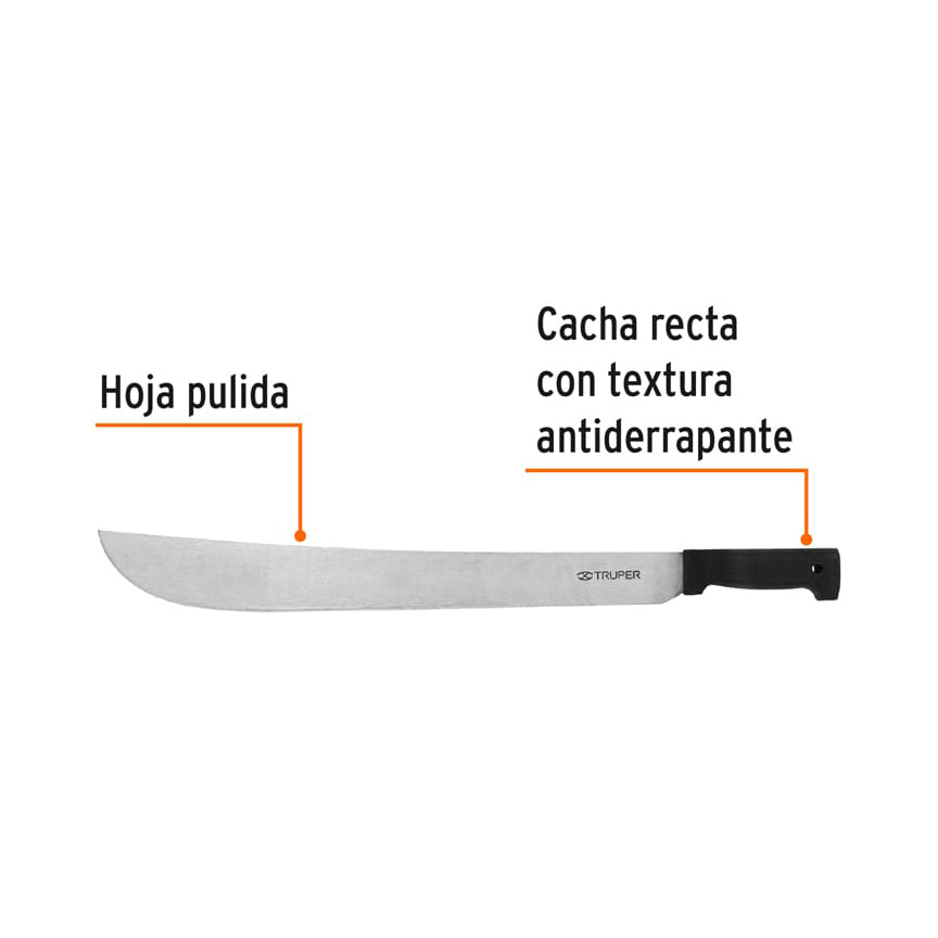 Machete estándar 20" cacha negra