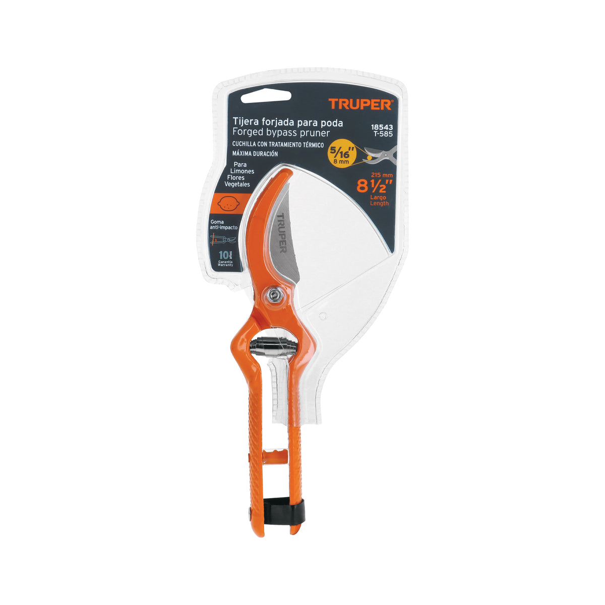 Tijera para poda 8.5", forjada