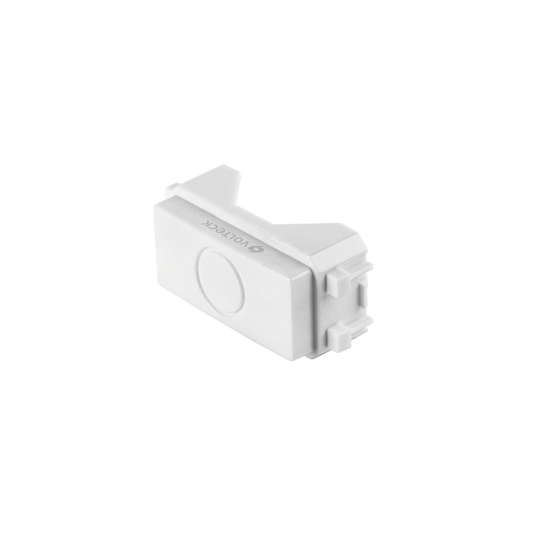 Módulo (tapón) ciego, línea Italiana, color blanco