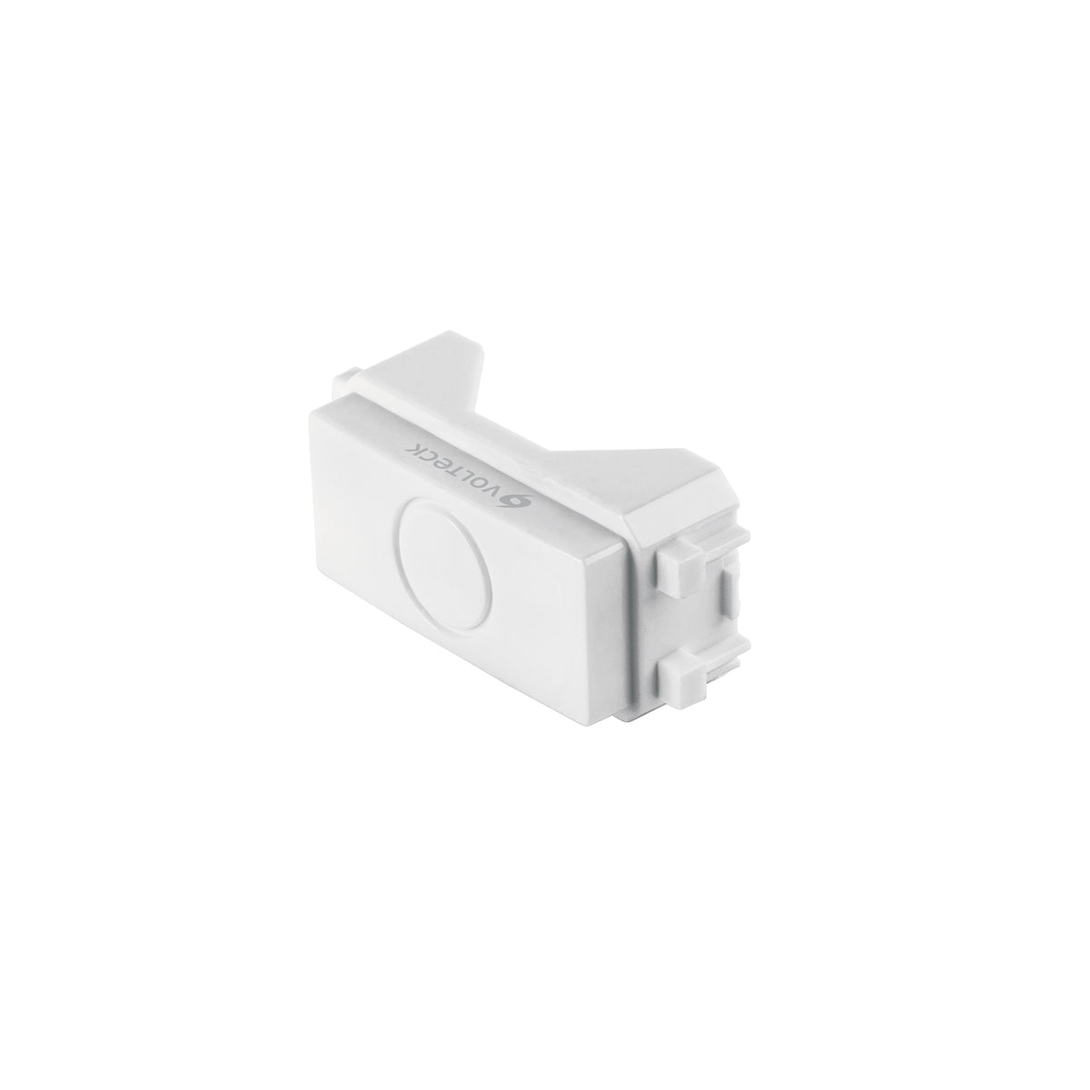 Módulo (tapón) ciego, línea Italiana, color blanco