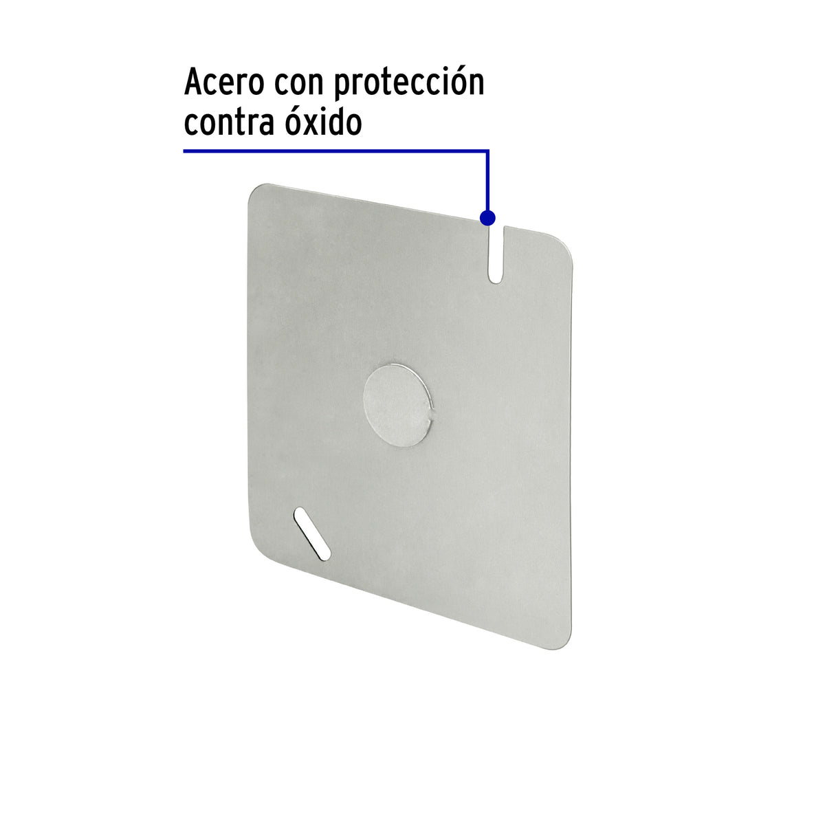 Tapa de acero para caja 4x4"
