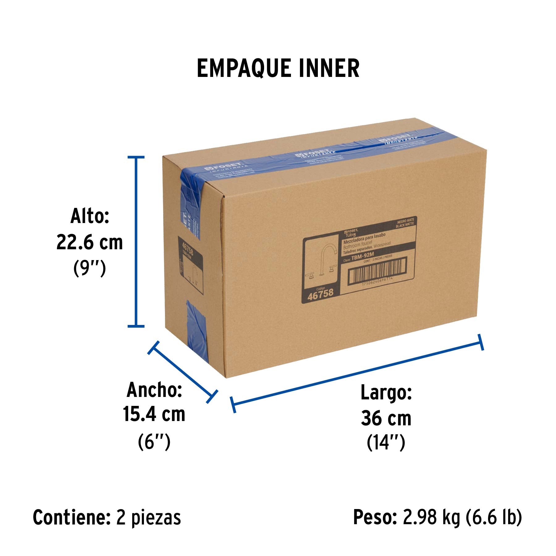 Mezcladora p/lavabo,taladros separados,palanca,negro,Tubig