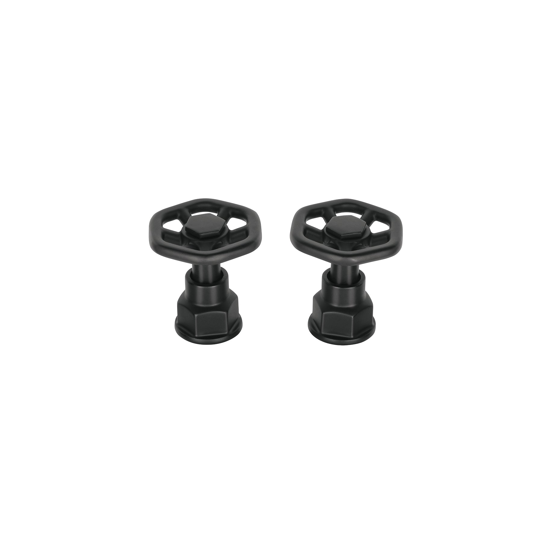 Juego de 2 manerales para mezcladora, volante, negro, Tubig