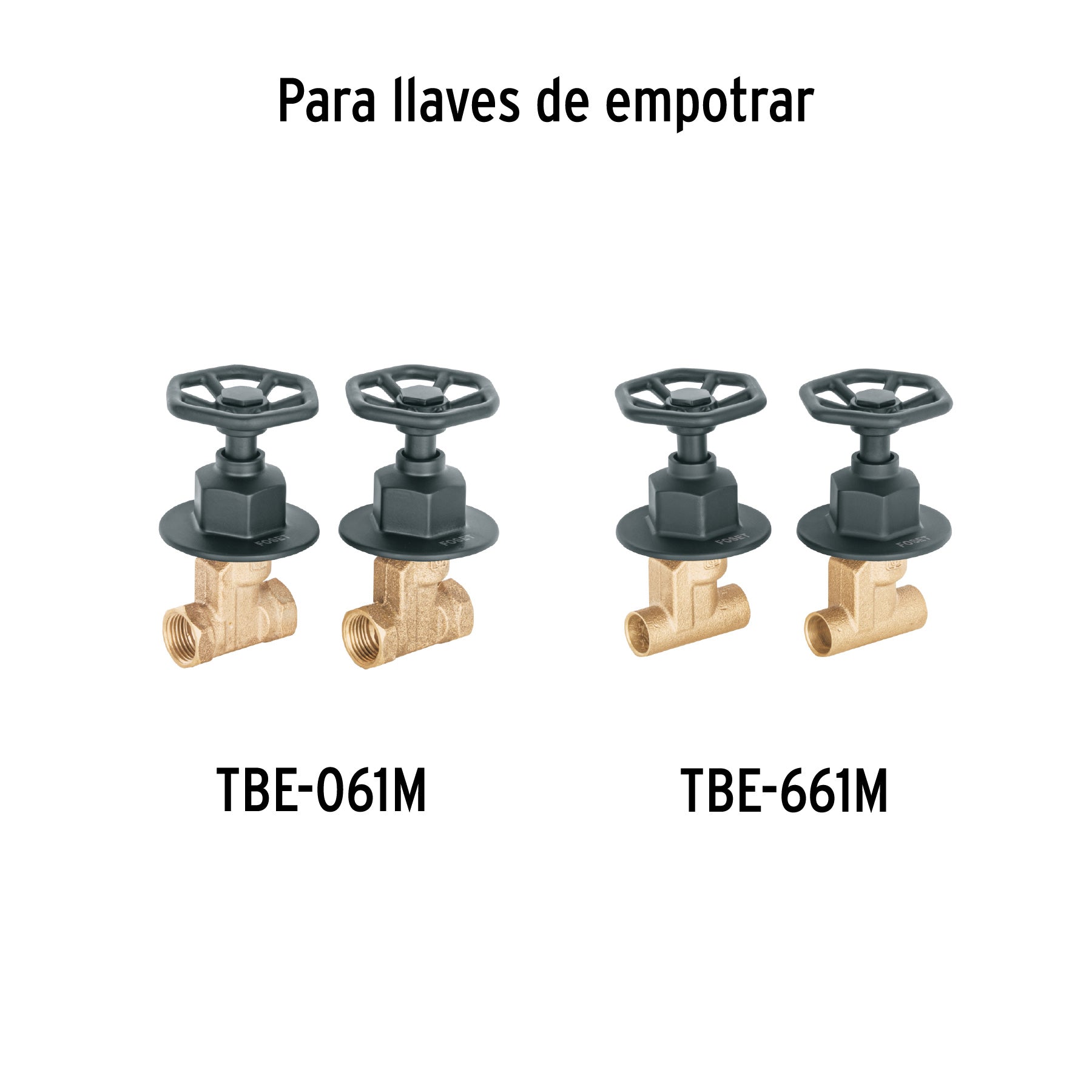 Juego de 2 manerales para regadera, volante, negro, Tubig