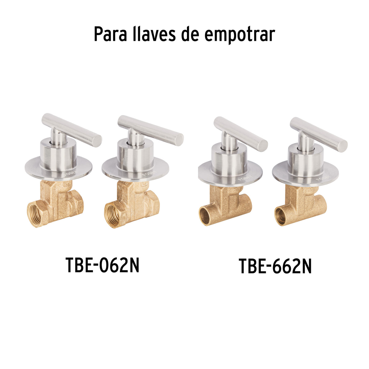 Juego de 2 manerales para regadera, palanca, satín, Tubig